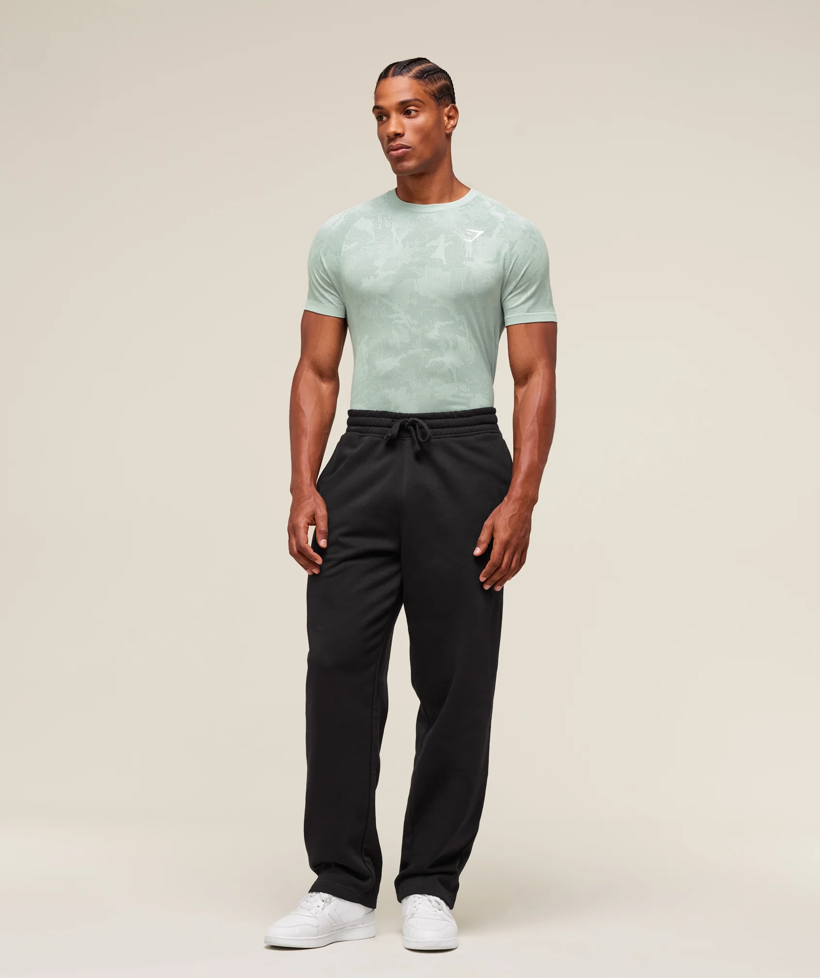 Gymshark Geo Seamless T-Shirt - Morning Blue/Celeste Blue - Image 7