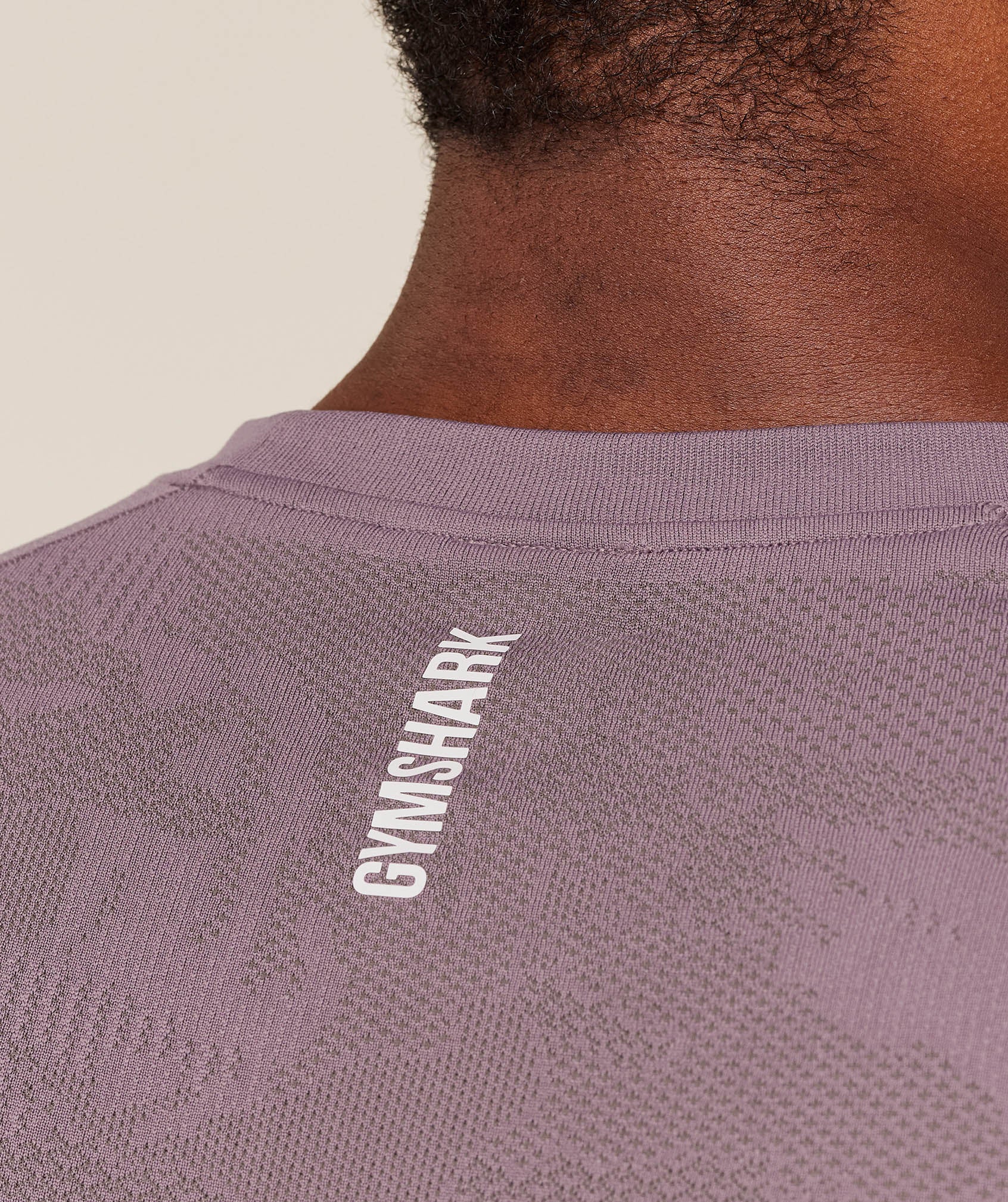 Gymshark Geo Seamless T-Shirt - Dusk Purple / Cool Brown - Image 6