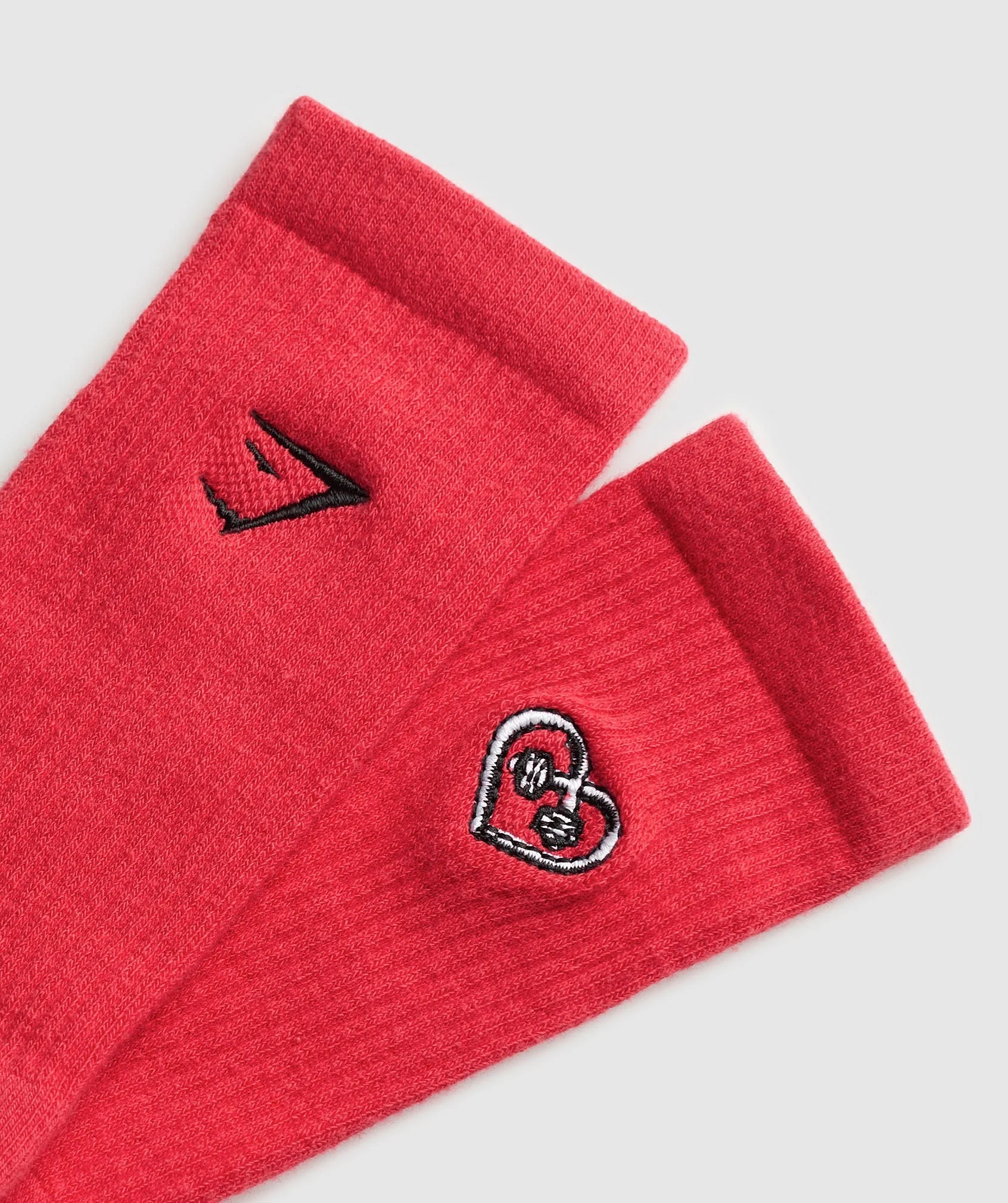Gymshark GFX Crew Single Socks - Jamz Red - Image 2
