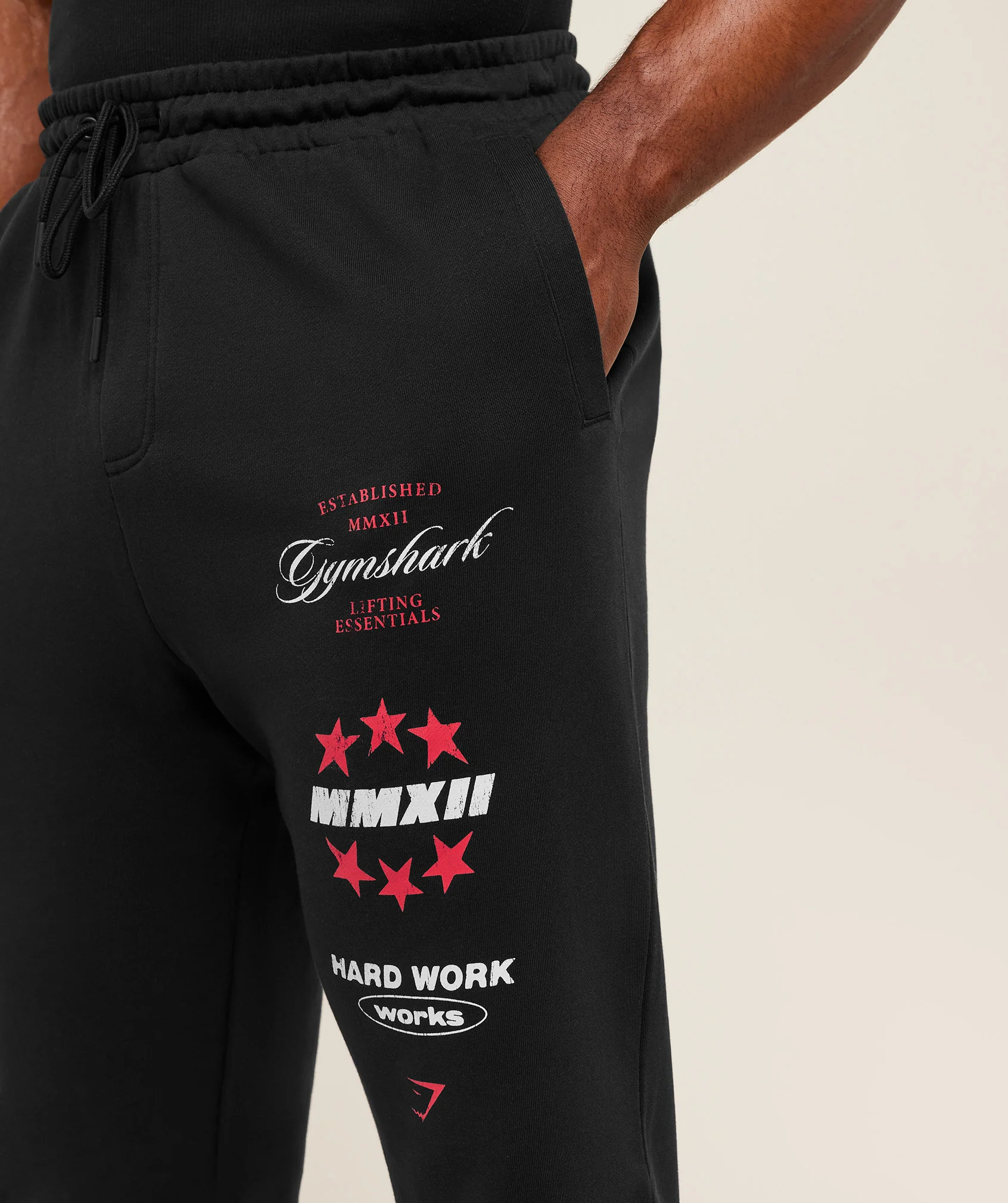 Gymshark Global Lifting Graphic Pants - GS Black - Image 4