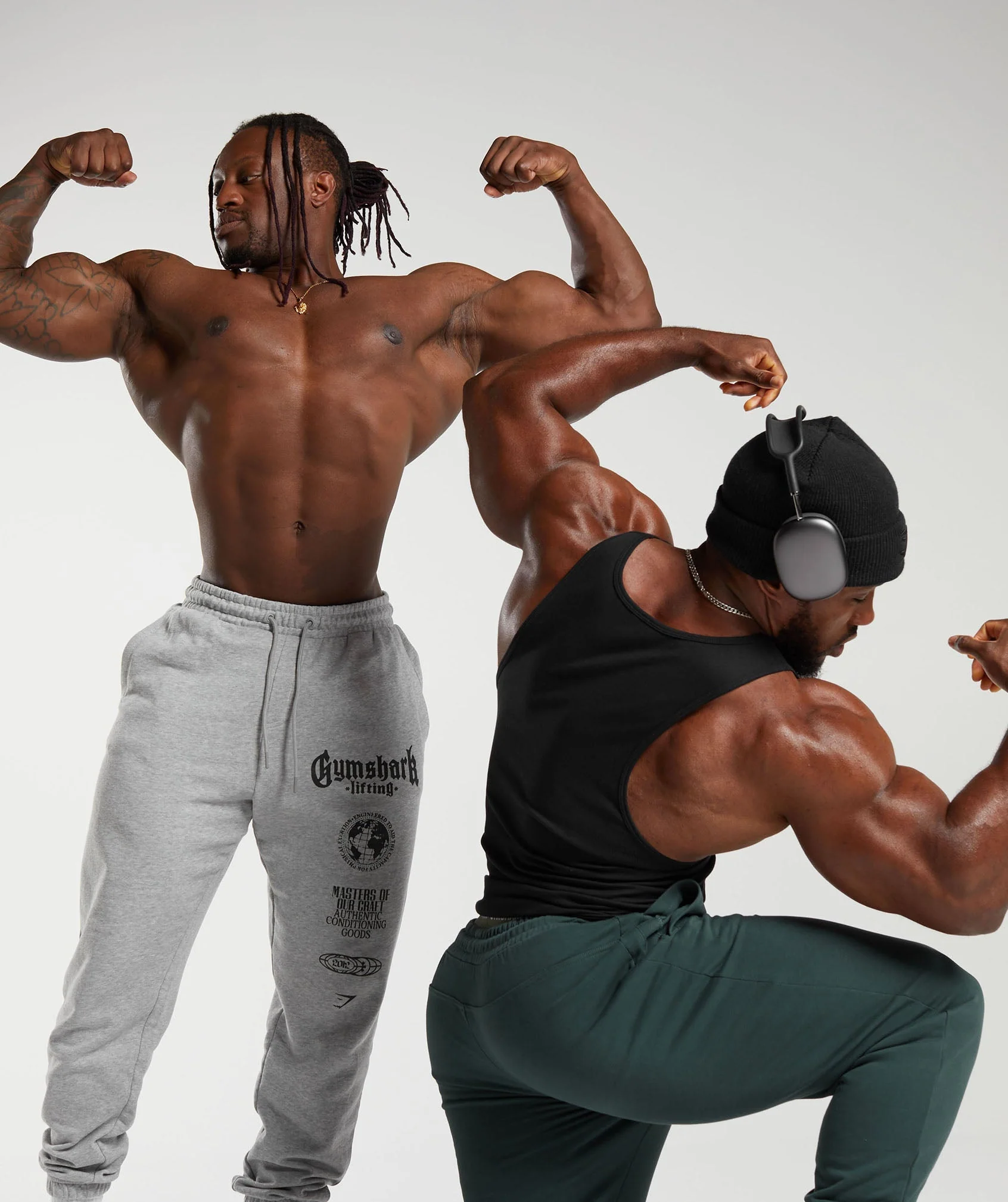 Gymshark Global Lifting Oversized Essential Joggers - Grey - Image 8