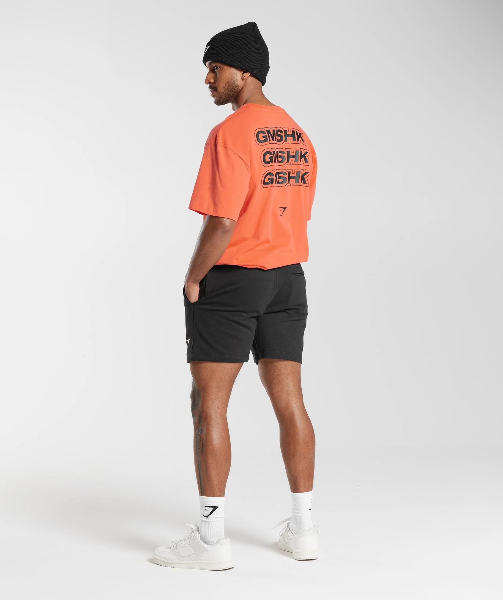 Gymshark GMSHK Oversized T-Shirt - Solstice Orange - Image 4