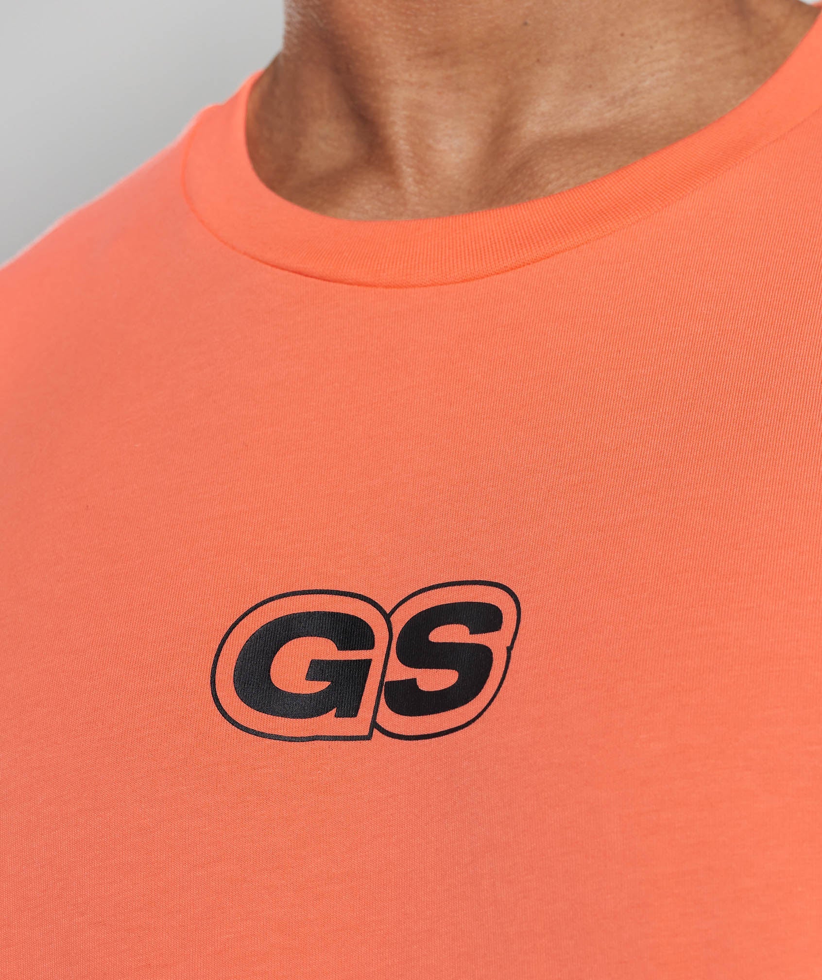 Gymshark GMSHK Oversized T-Shirt - Solstice Orange - Image 5