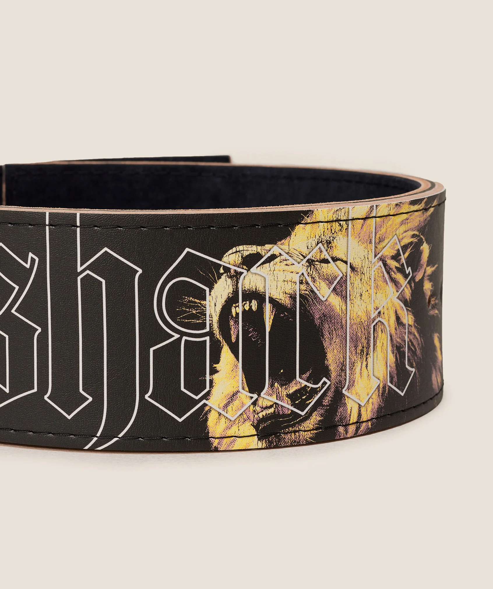 Gymshark Graphic Lever Lifting Belt - Black - Image 4