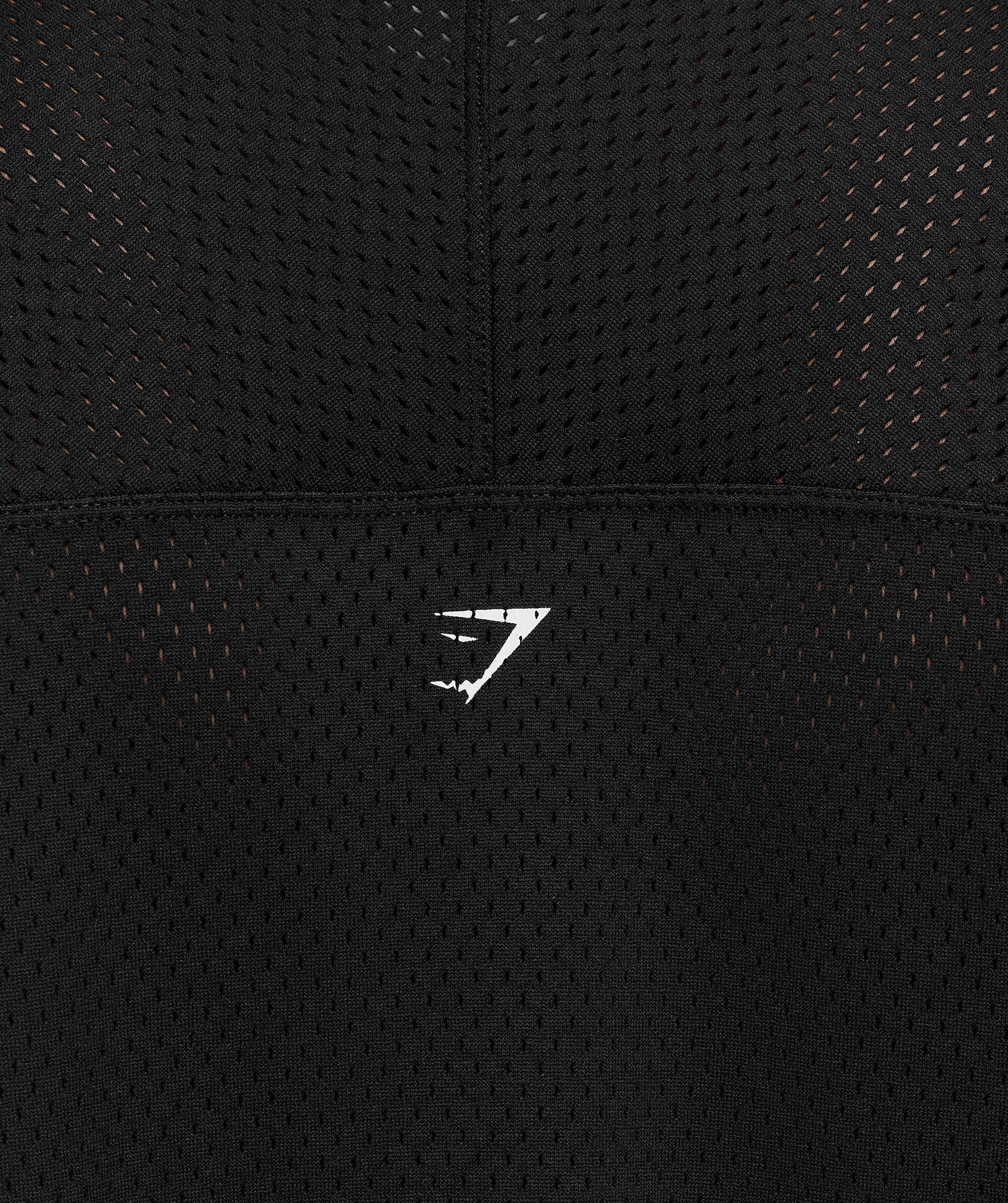 Gymshark Graphic Mesh Oversized T-Shirt - Black - Image 6