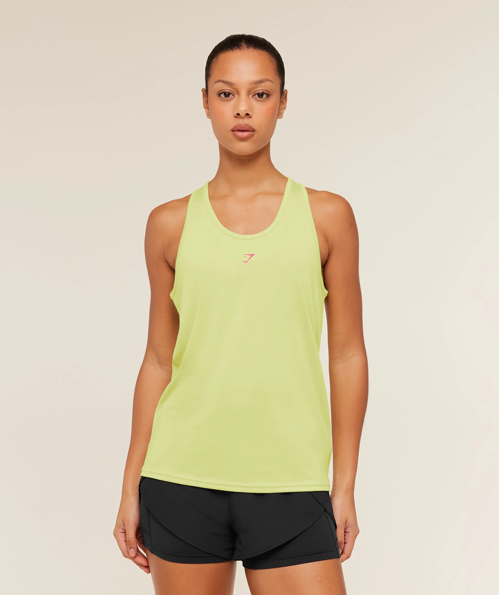 Gymshark Graphic Tank - Sorbet Yellow - Image 2