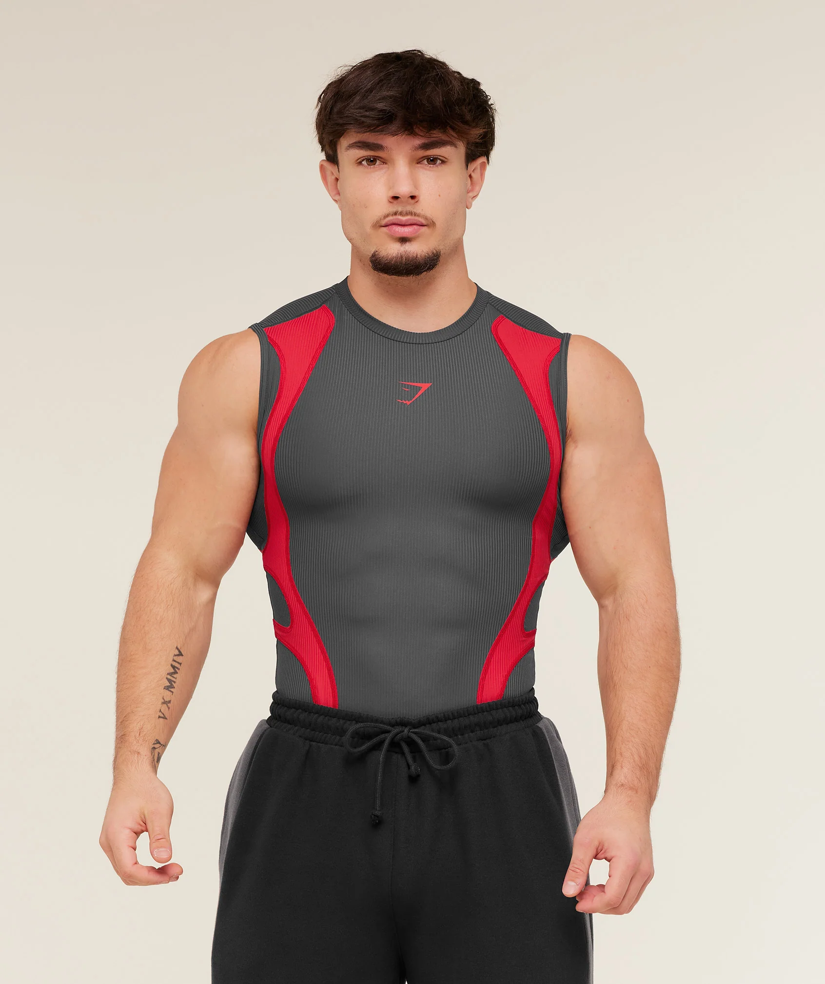 Gymshark x Carlos Belcast Tank Baselayer - Grey