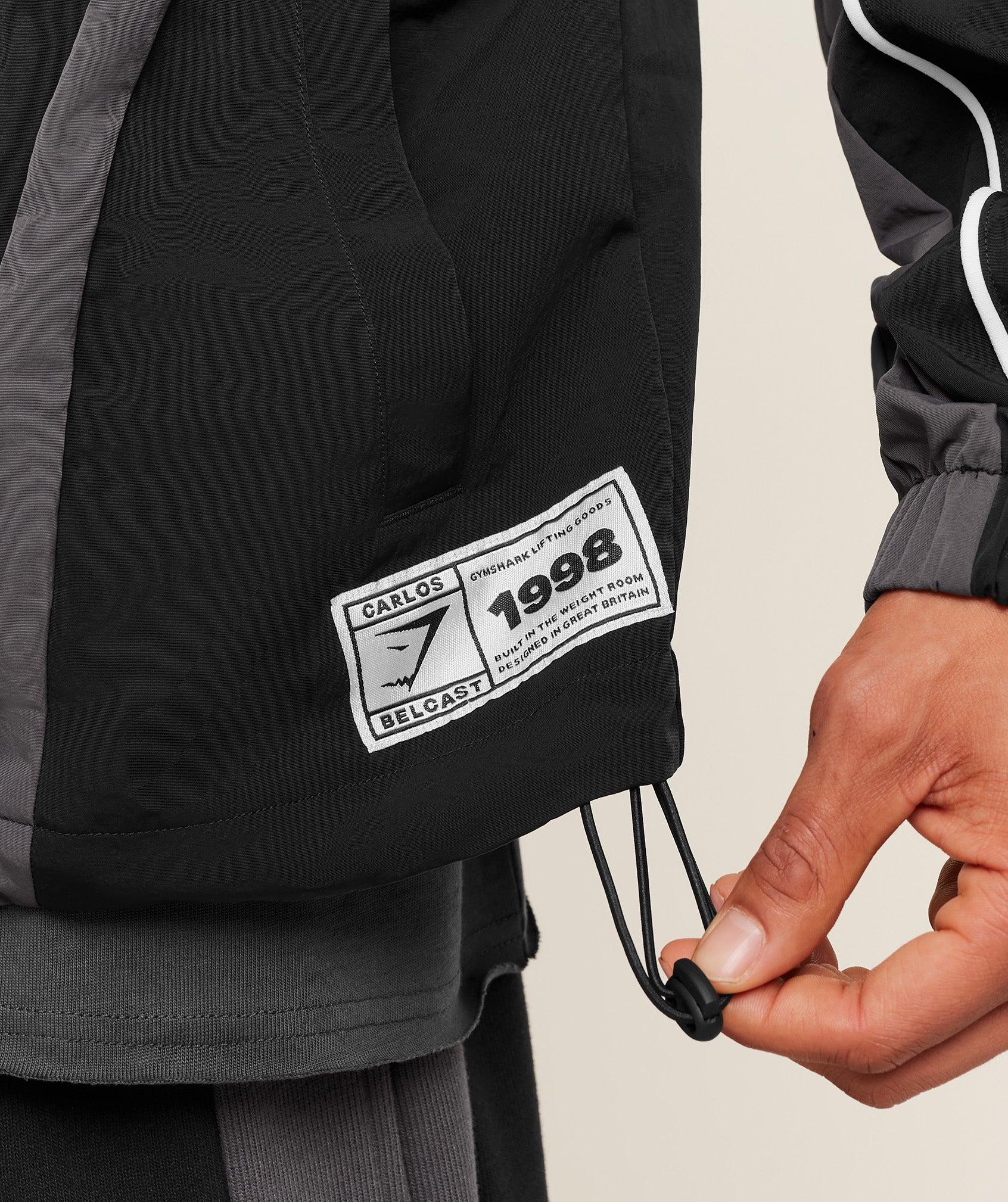 Gymshark x Carlos Belcast Track Jacket - GS Black - Image 7