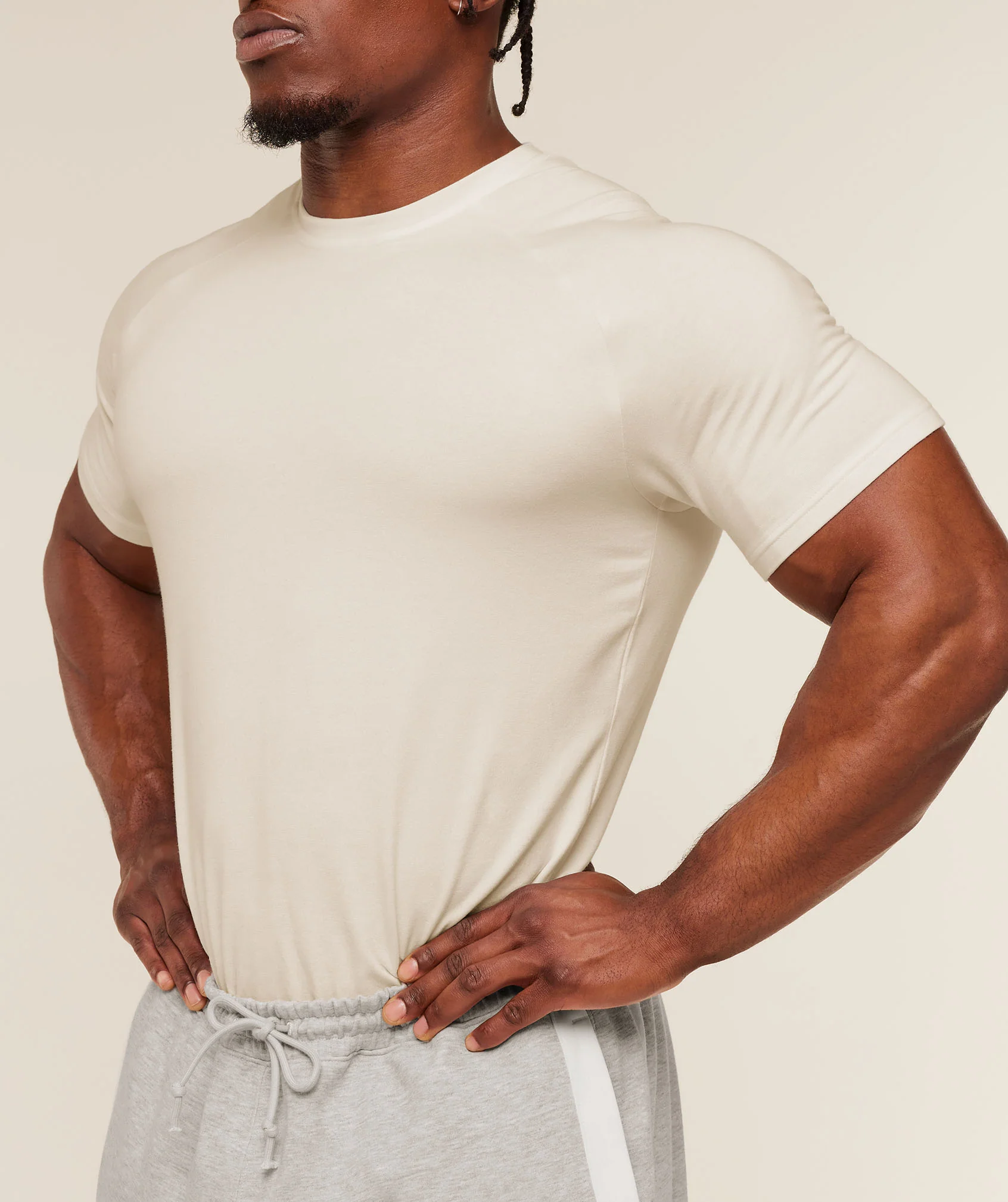 Gymshark x CBUM Essential T-Shirt - Soft White - Image 6
