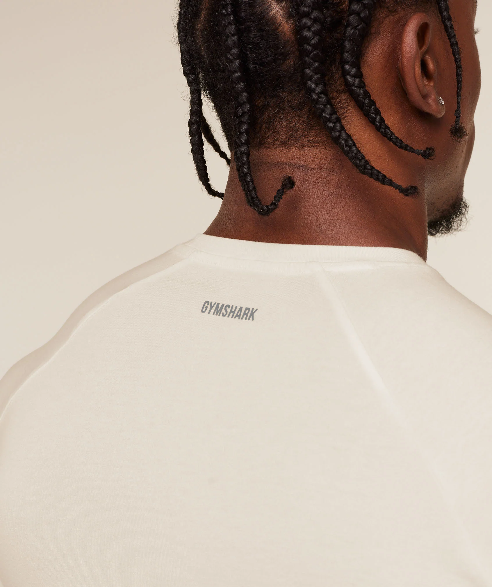 Gymshark x CBUM Essential T-Shirt - Soft White - Image 8