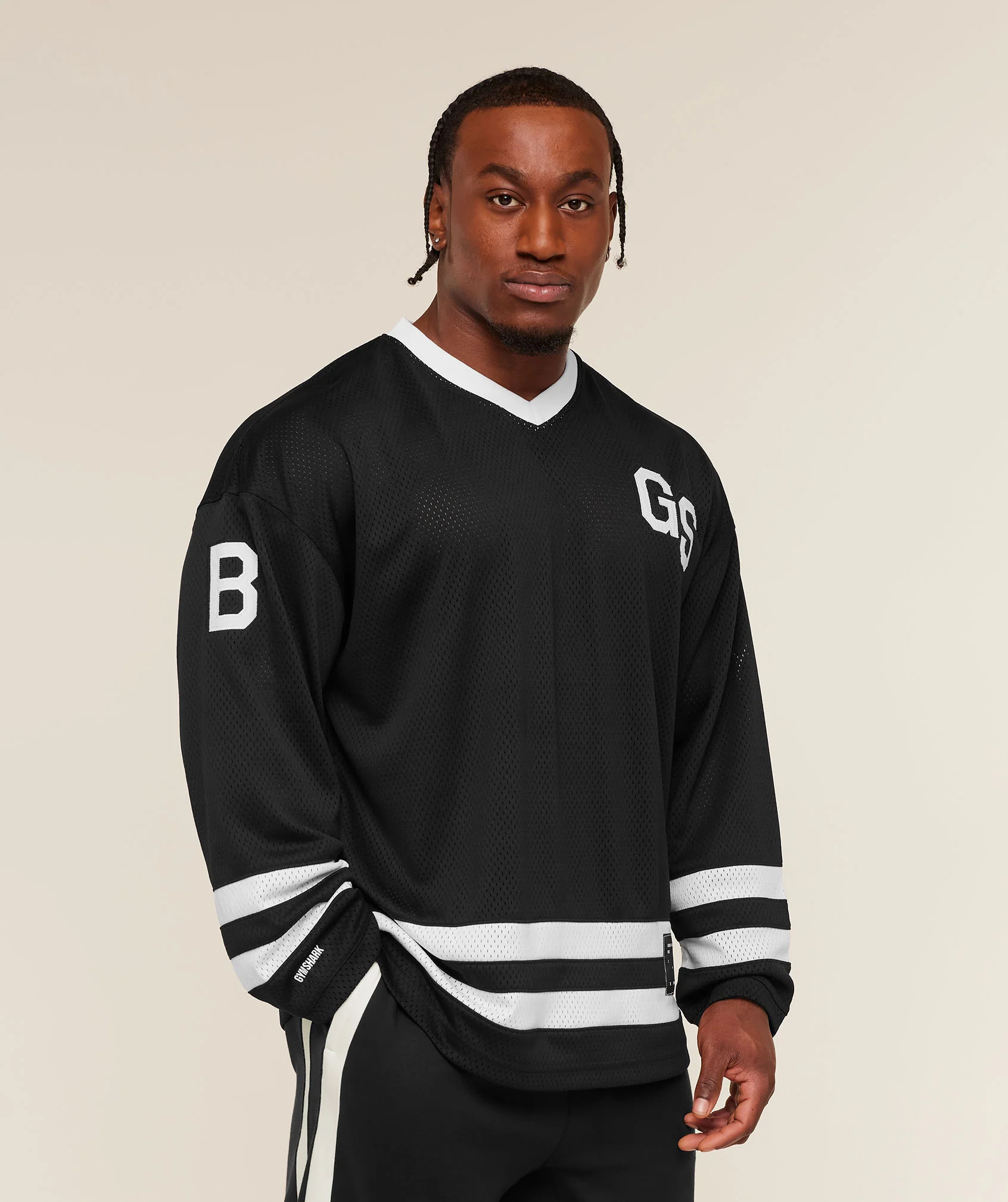 Gymshark x CBUM Hockey Jersey - Black - Image 4