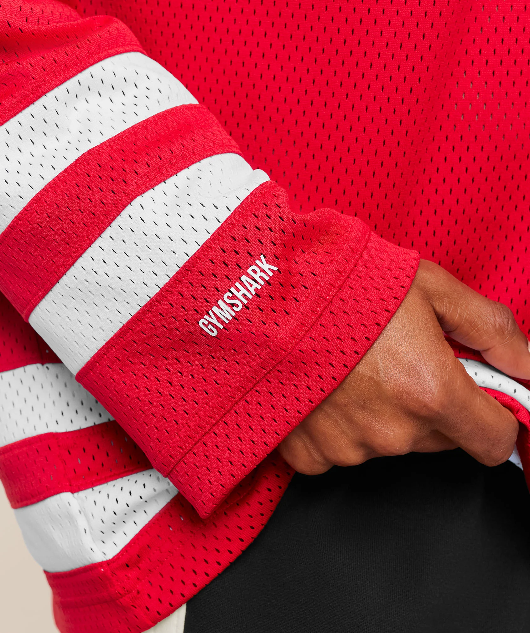 Gymshark x CBUM Hockey Jersey - Crimson Red - Image 9