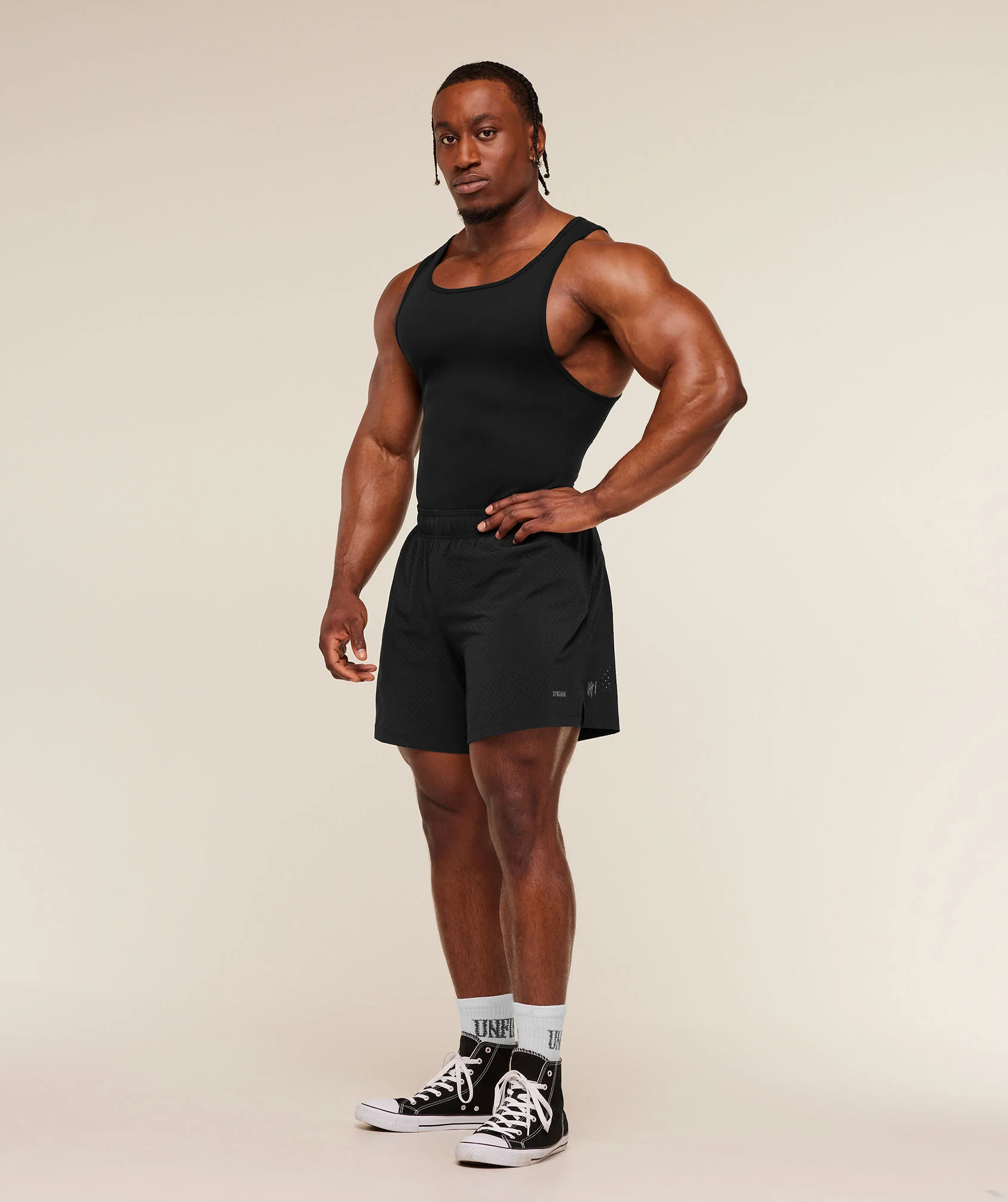 Gymshark x CBUM Ribbed Tank - Black - Image 4