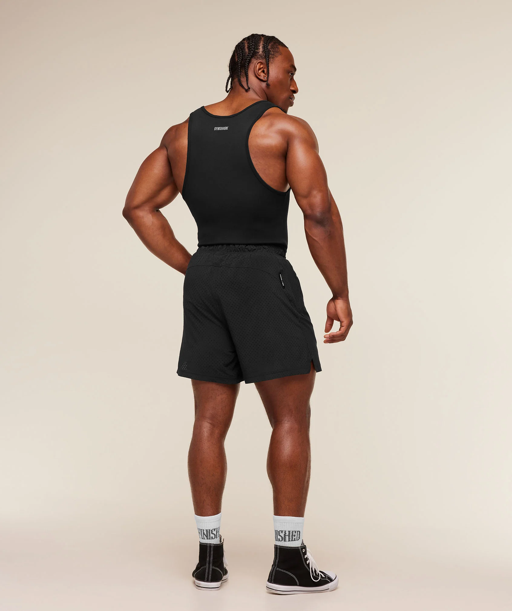 Gymshark x CBUM Ribbed Tank - Black - Image 5
