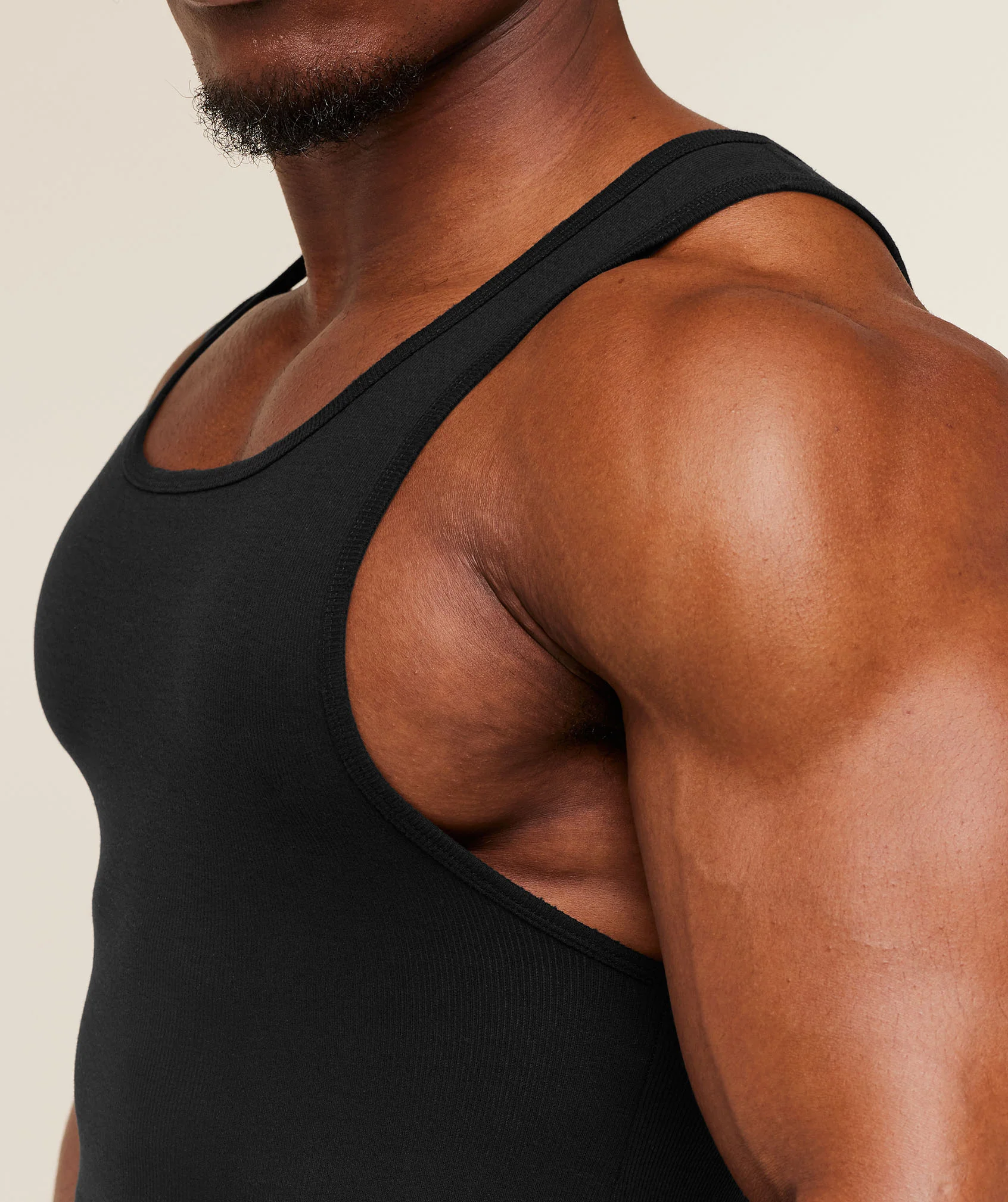 Gymshark x CBUM Ribbed Tank - Black - Image 7
