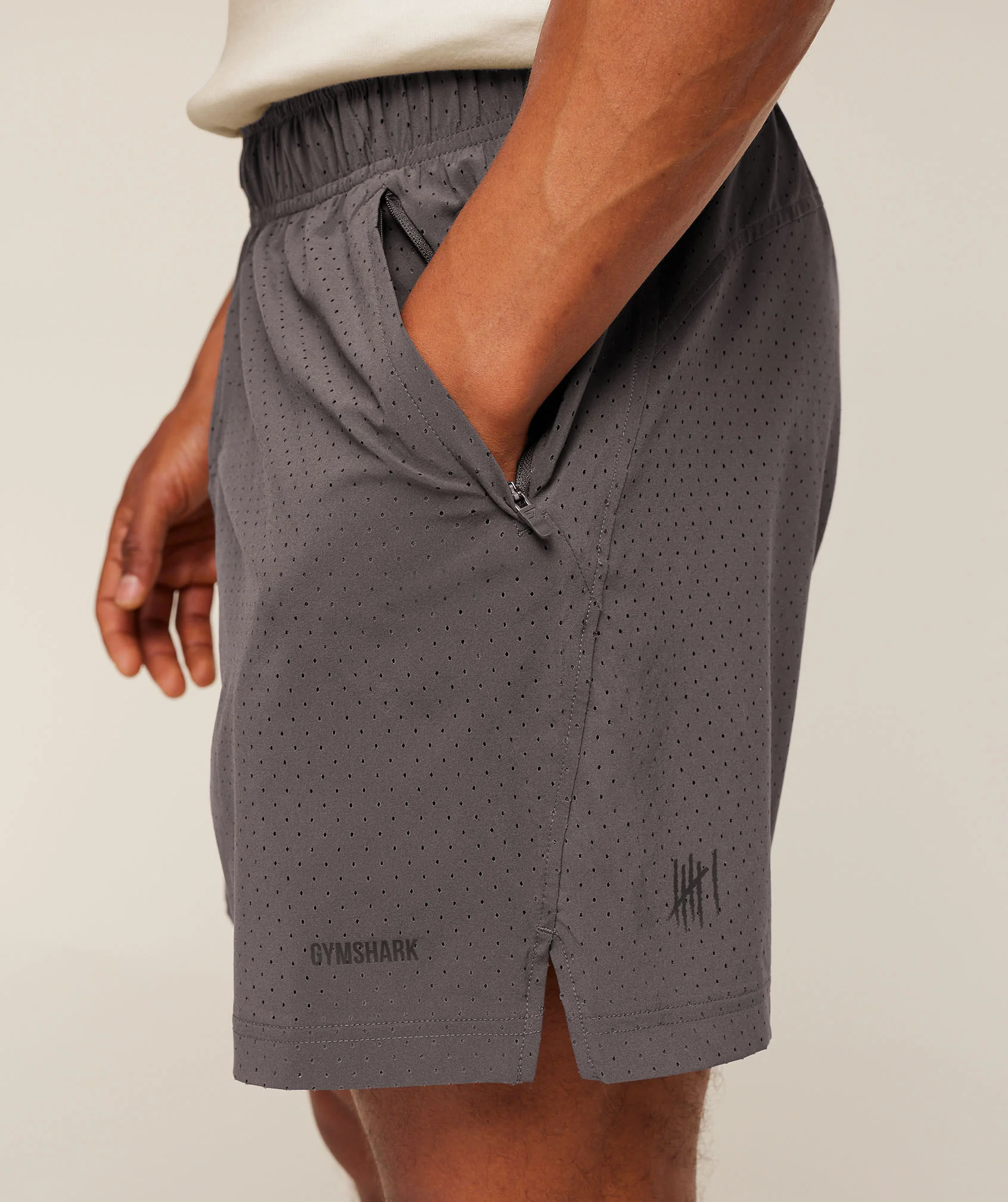Gymshark x CBUM Shorts - Greyed Purple - Image 9