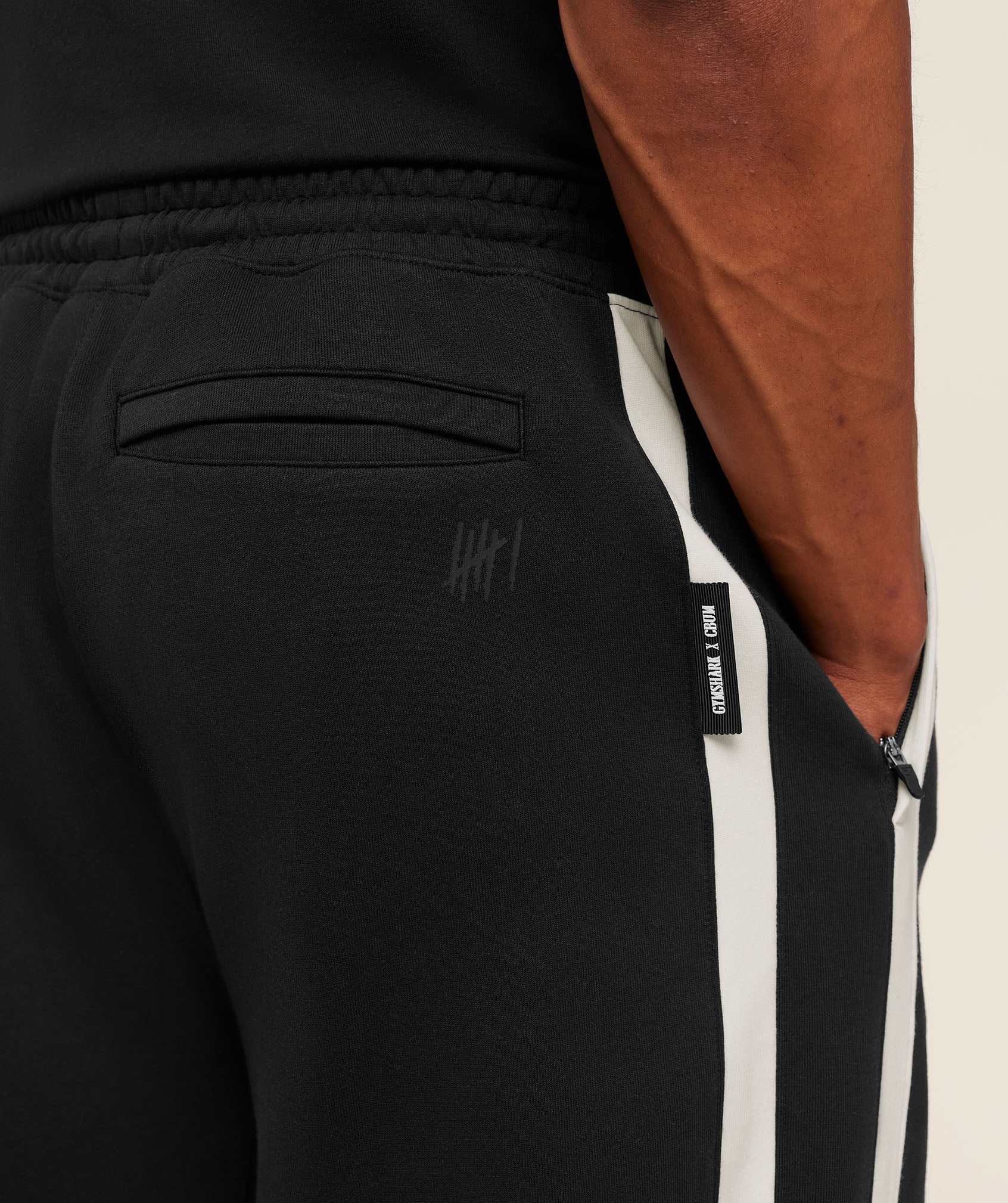 Gymshark x CBUM Straight Leg Joggers - Black - Image 9