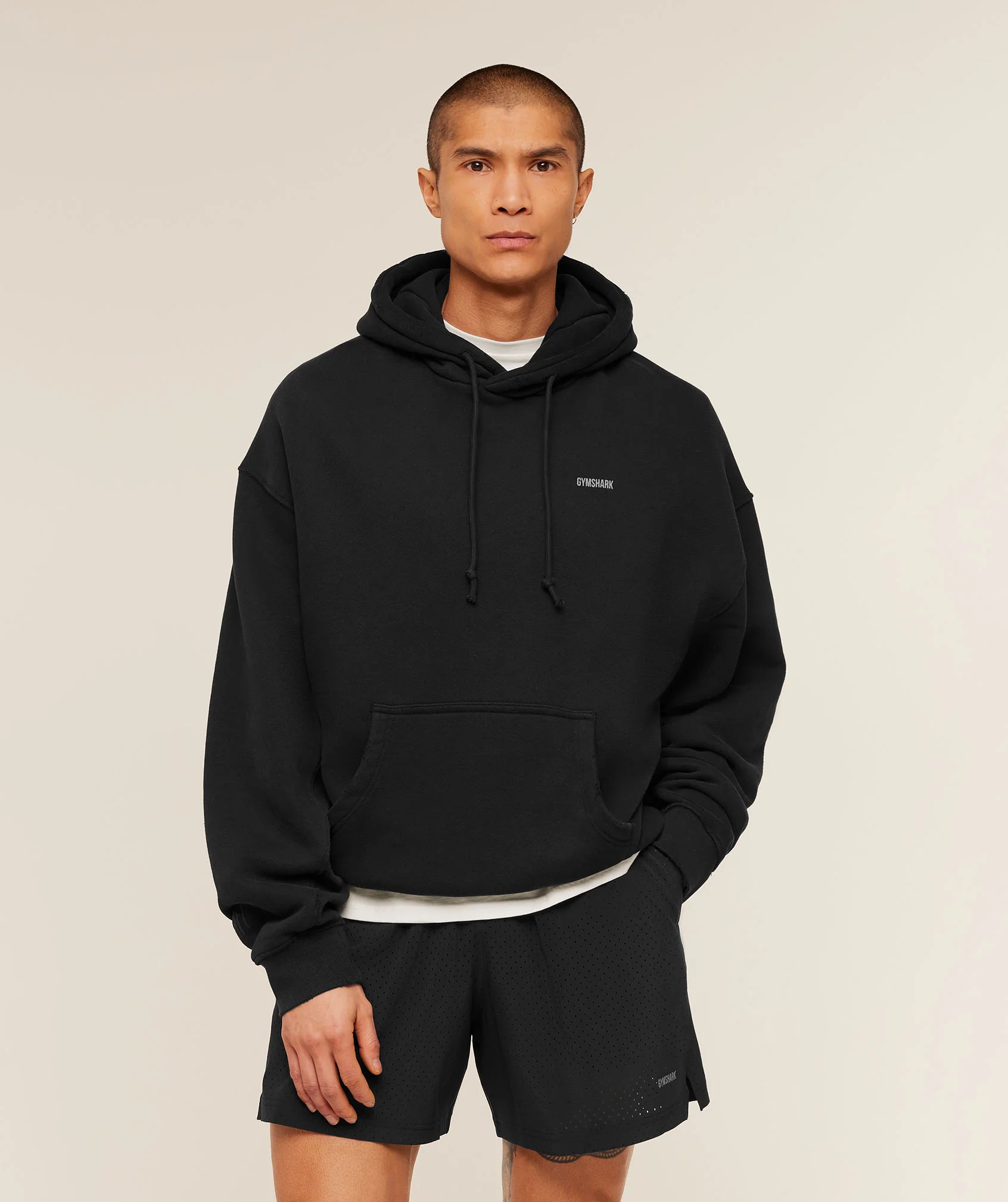 Gymshark x CBUM Washed Hoodie - Black - Image 2