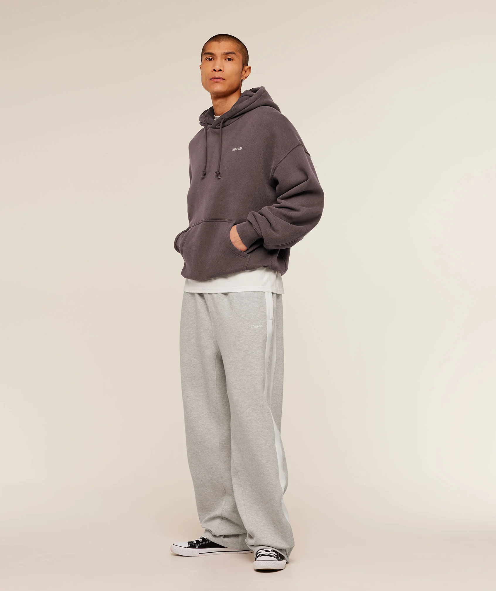 Gymshark x CBUM Washed Hoodie - Greyed Purple - Image 5