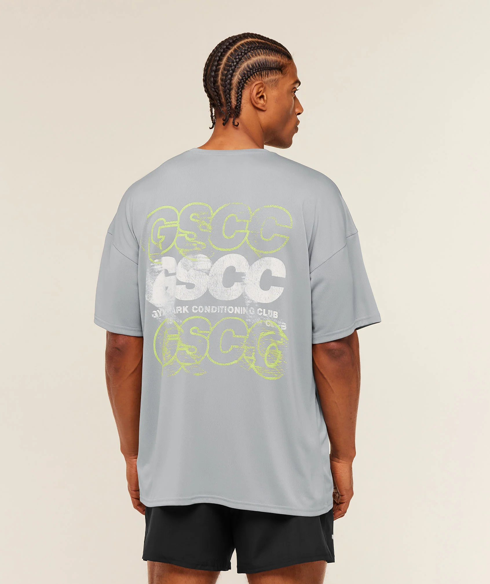 Gymshark GSCC Graphic T-Shirt - Denim Grey - Image 5