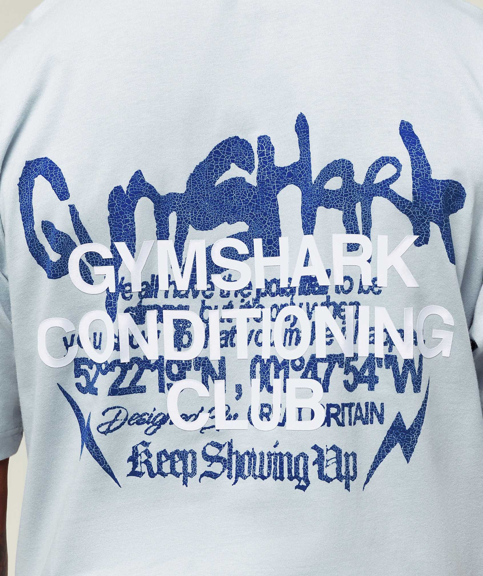 Gymshark GSCC T-Shirt - Smoke Blue - Image 6