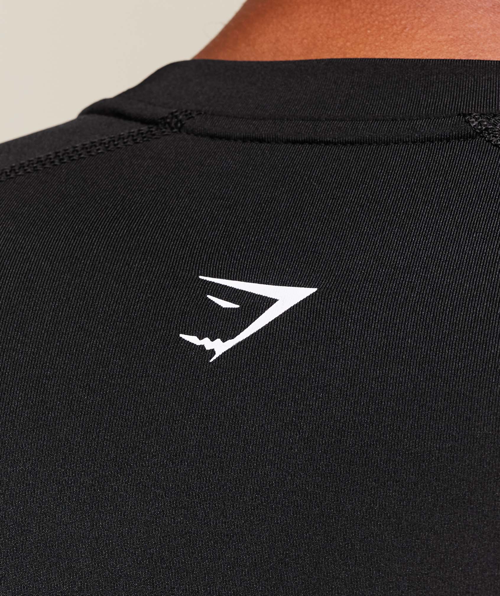 Gymshark GSLC Baselayer T-Shirt - Black - Image 5