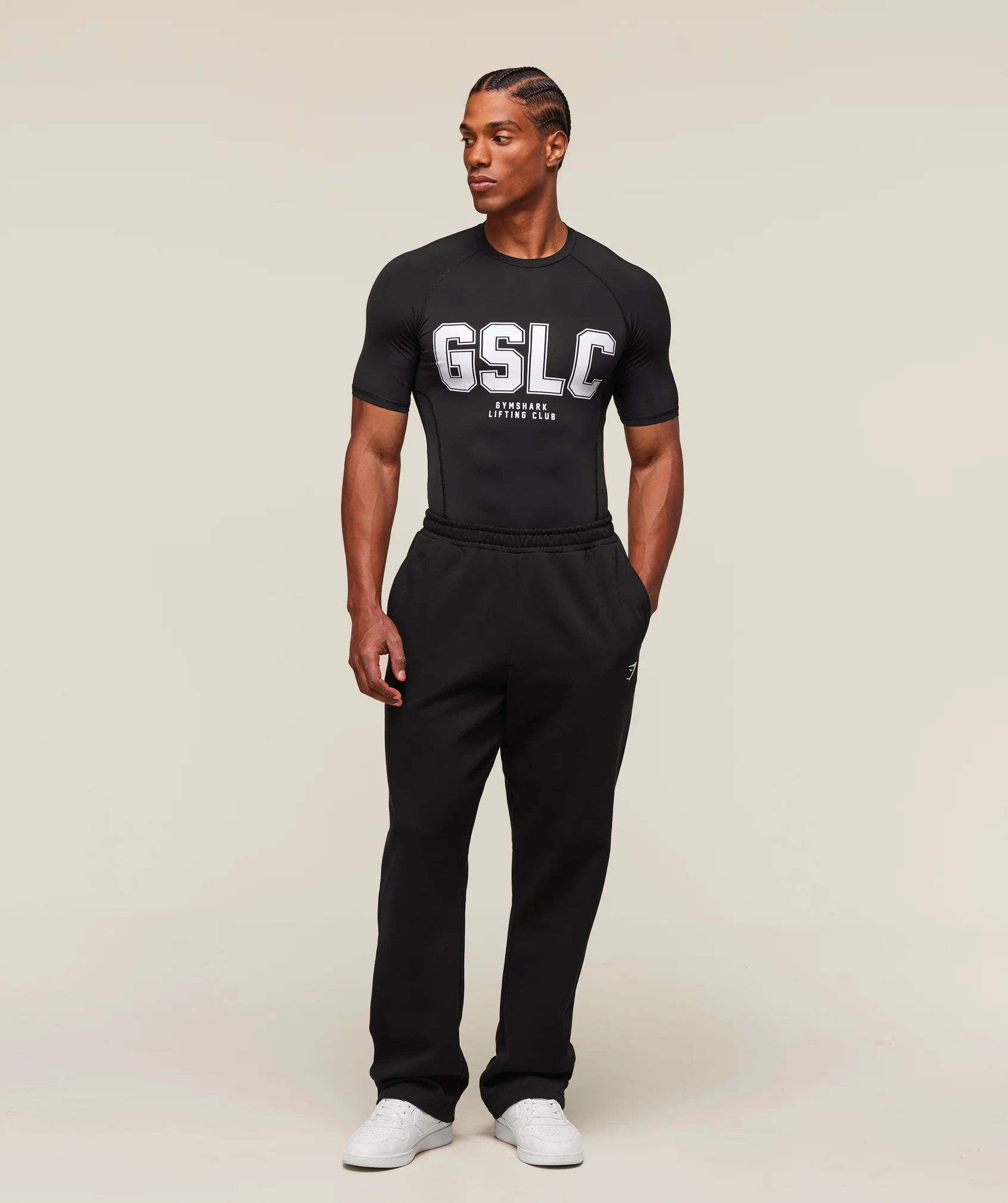 Gymshark GSLC Baselayer T-Shirt - Black - Image 6