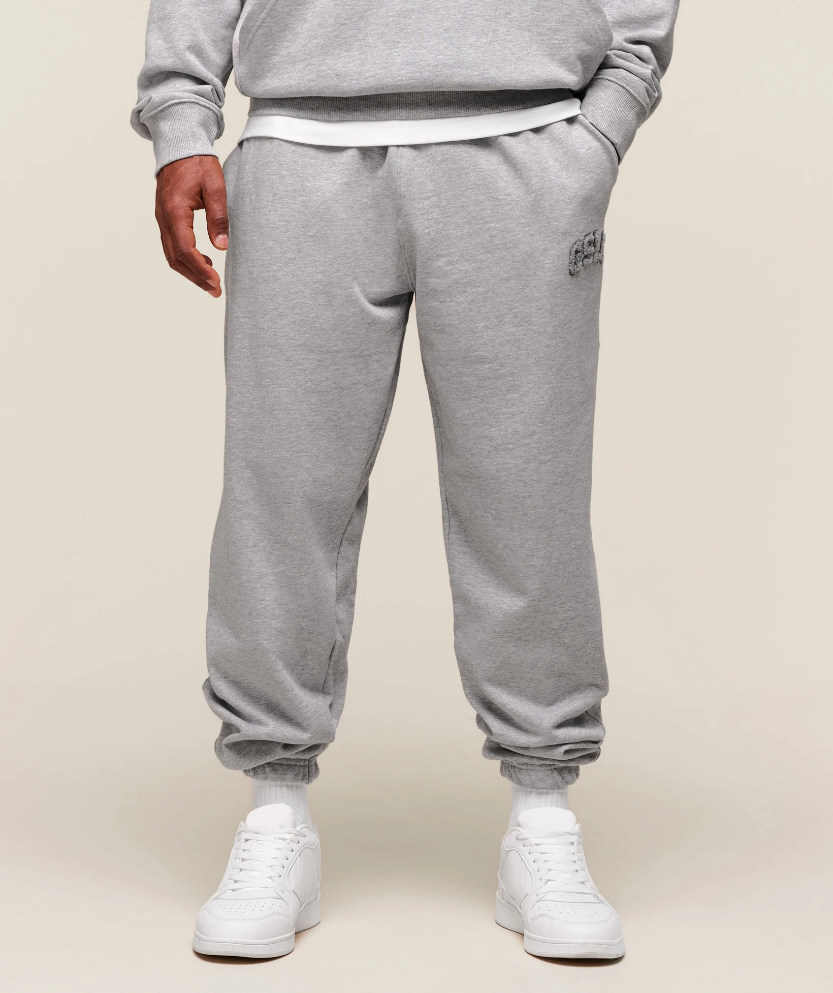 Gymshark GSLC Joggers - Light Grey Core Marl - Image 2