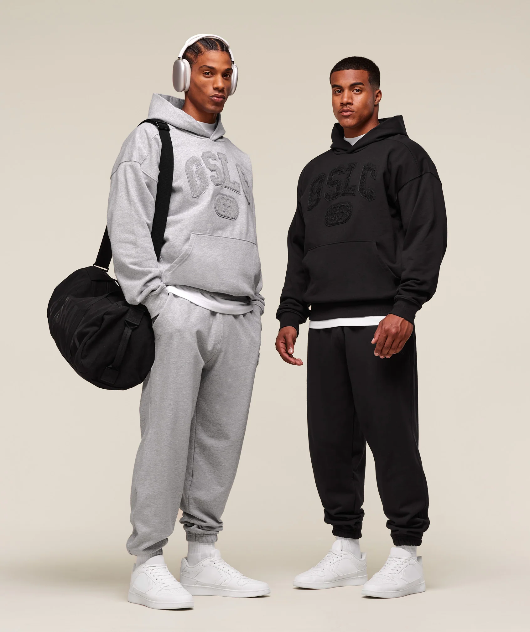 Gymshark GSLC Joggers - Light Grey Core Marl - Image 5