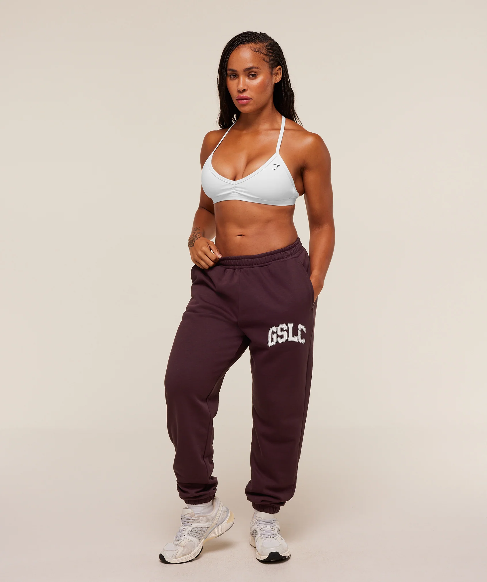 Gymshark GSLC Lifting Club Cuffed Joggers - Cherry Purple - Image 6