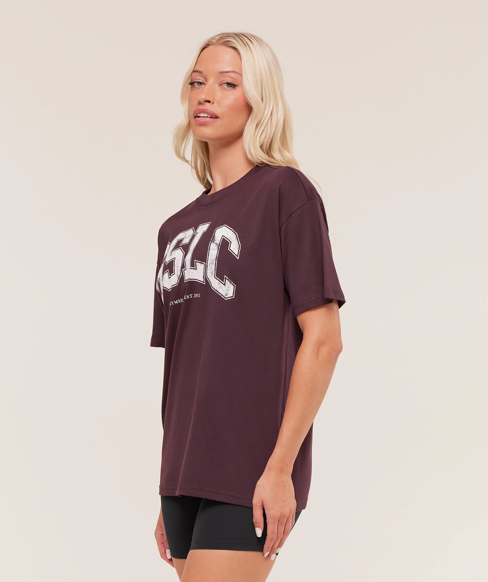Gymshark GSLC Lifting Club Short Sleeve T-Shirt - Cherry Purple - Image 3
