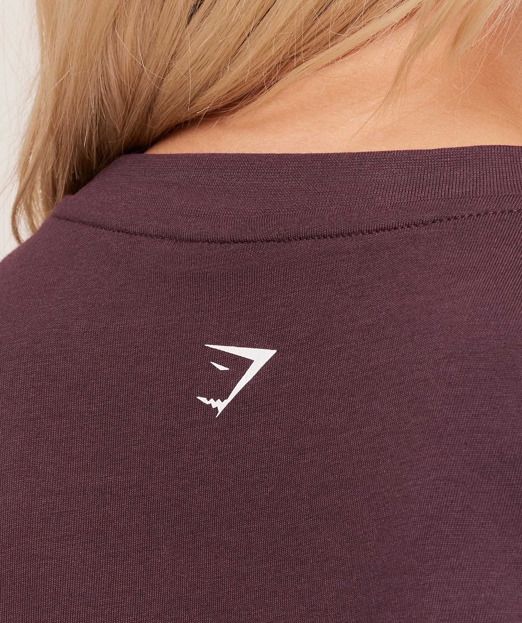 Gymshark GSLC Lifting Club Short Sleeve T-Shirt - Cherry Purple - Image 5