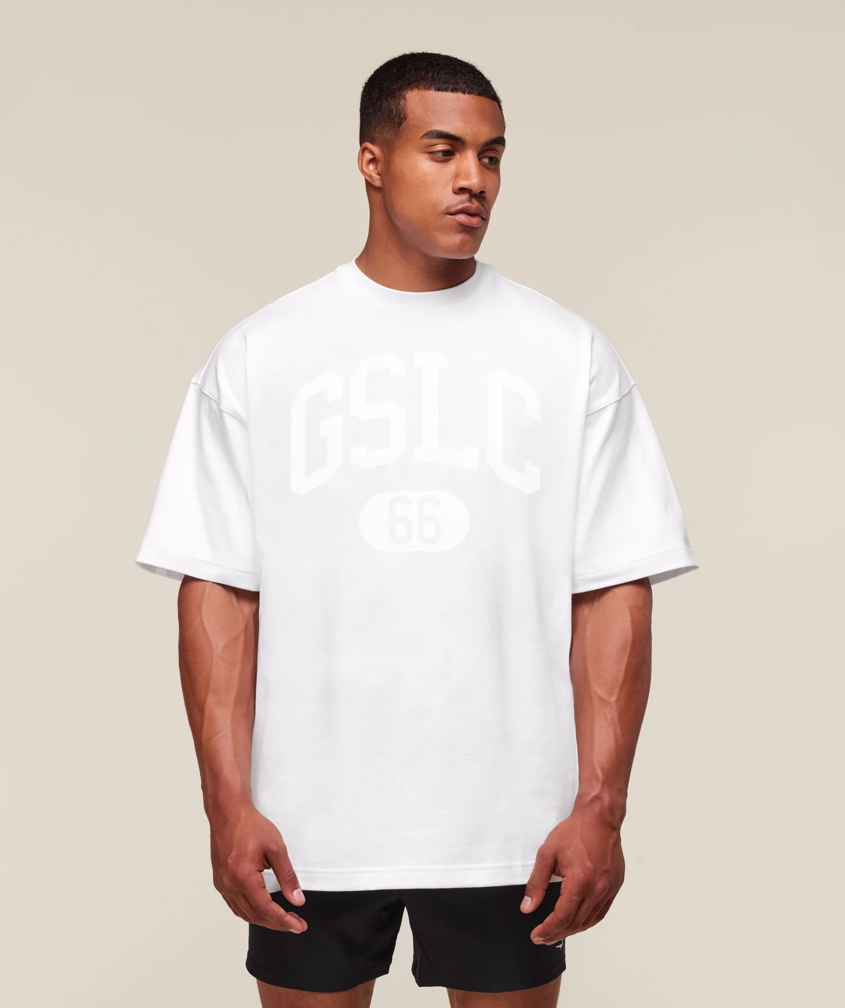 Gymshark GSLC T-Shirt - White - Image 2