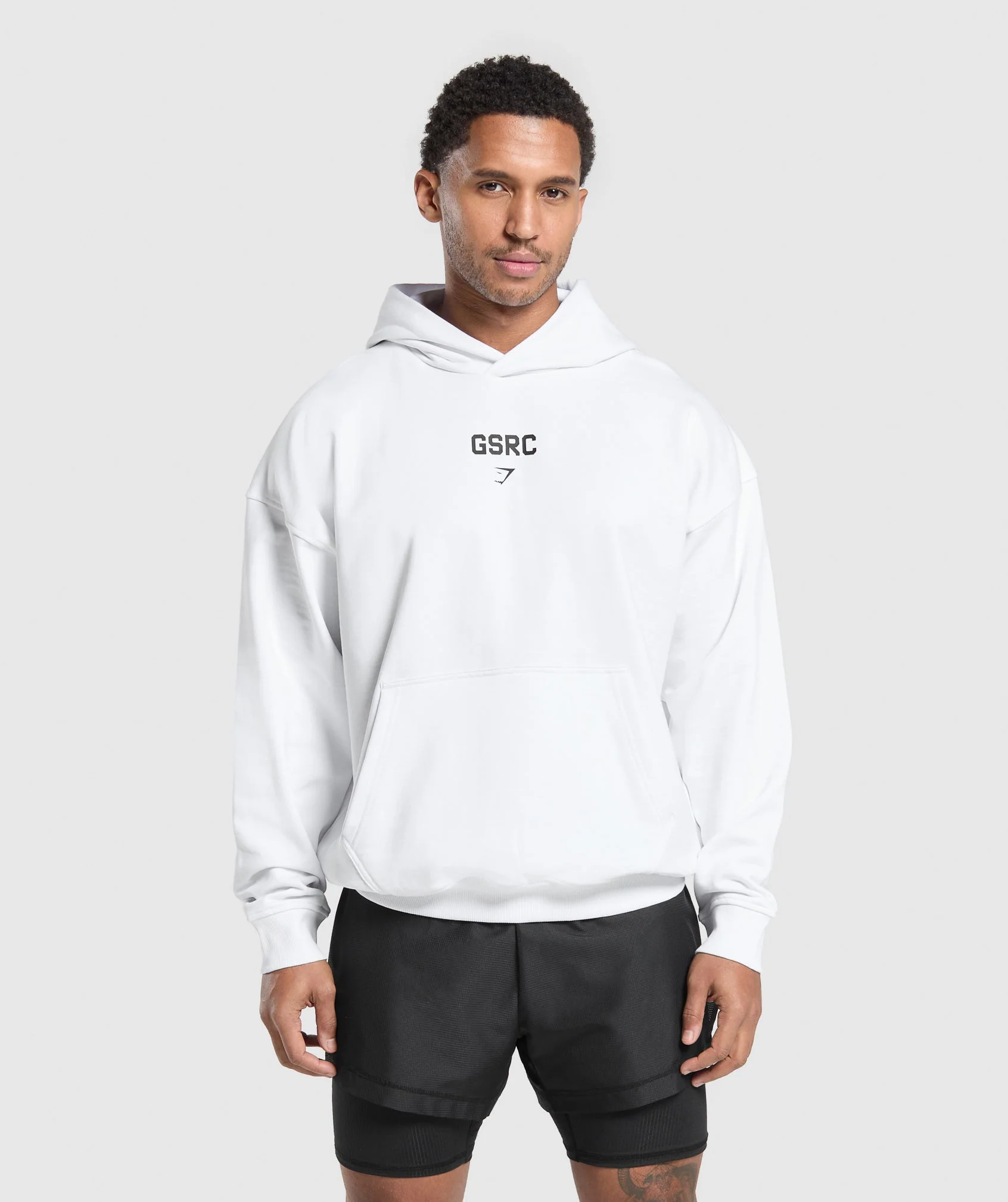 Gymshark GSRC Hoodie - White - Image 2