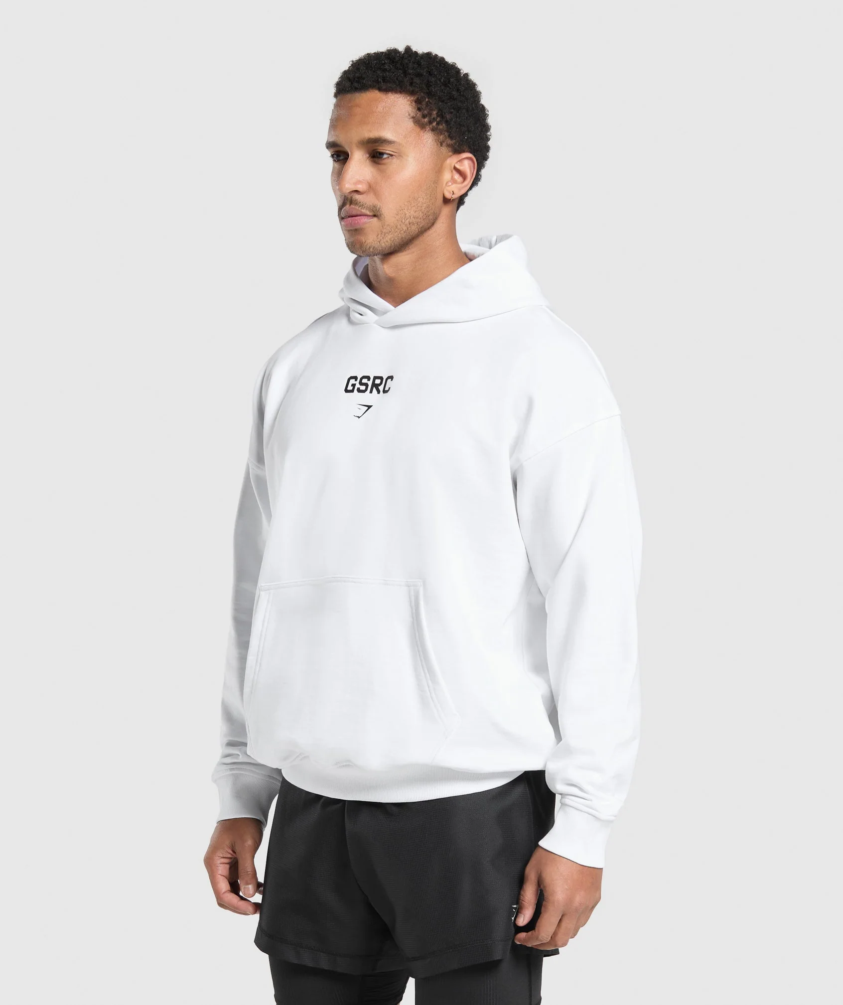 Gymshark GSRC Hoodie - White - Image 3