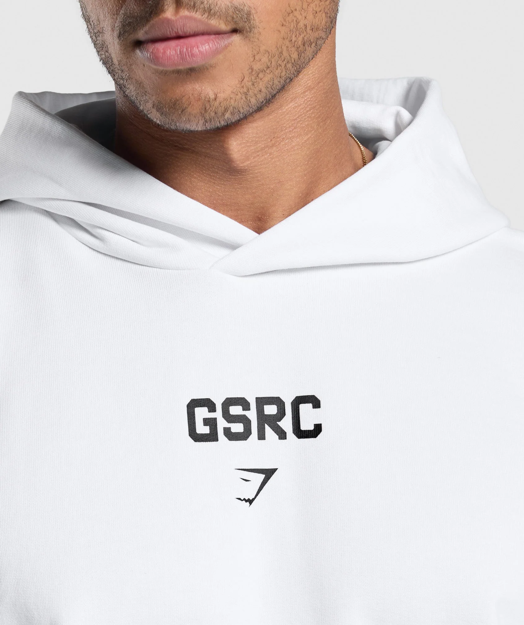Gymshark GSRC Hoodie - White - Image 5