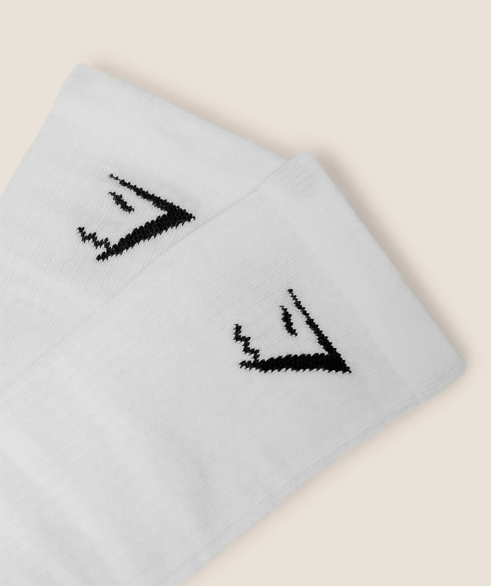 Gymshark Gymrat Graphic Crew Socks 3pk - GS White - Image 3