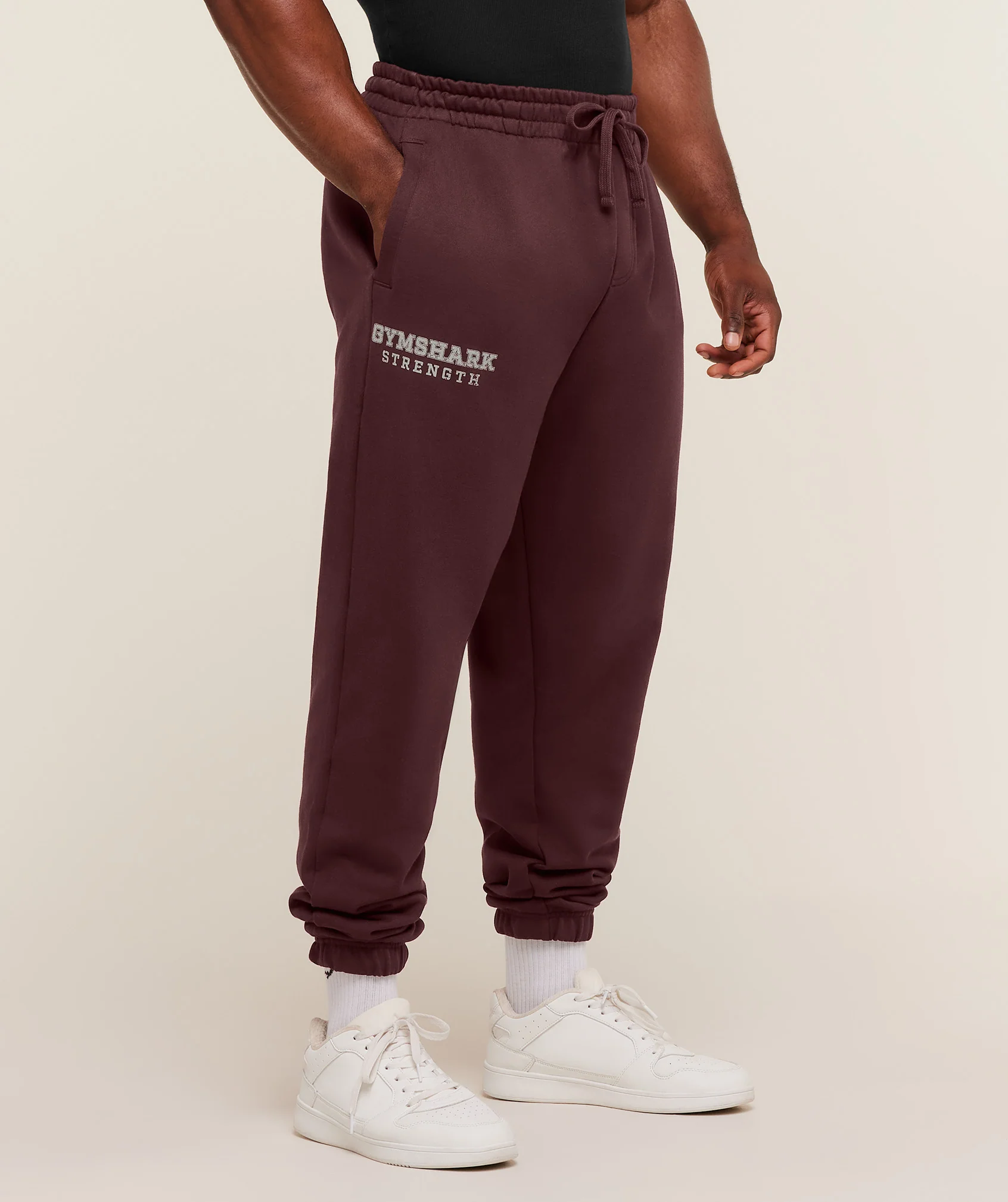 Gymshark Strength Joggers - Rich Maroon - Image 3