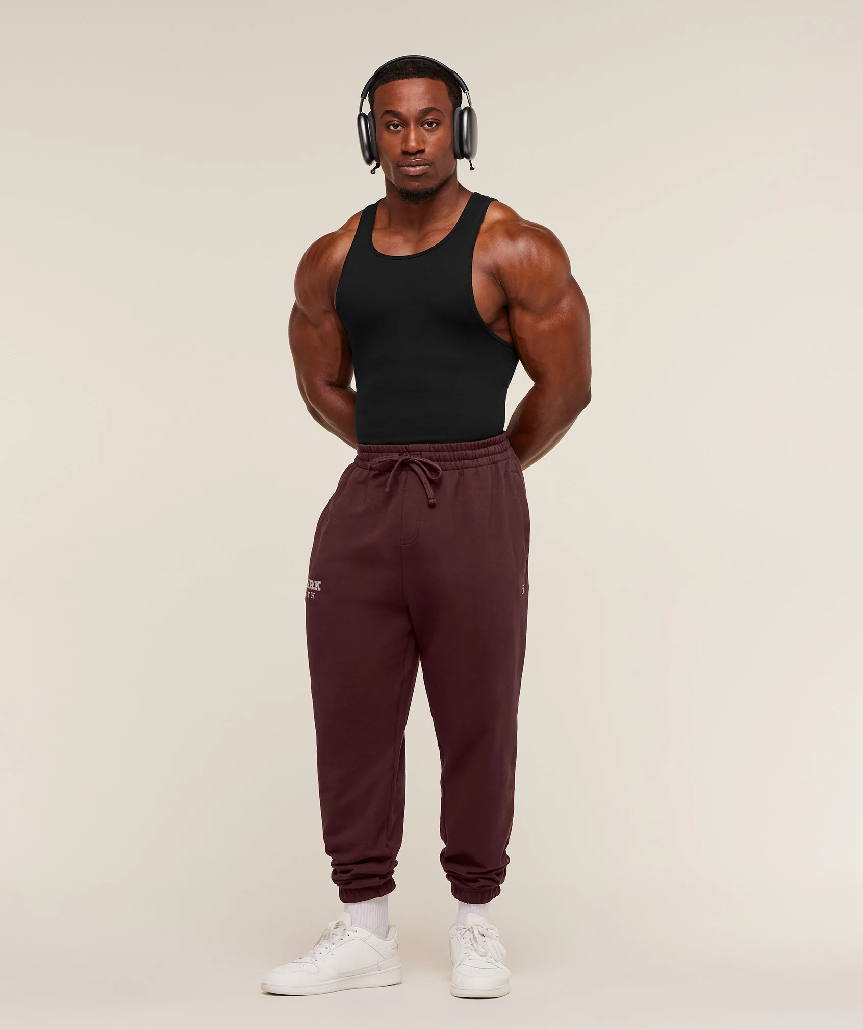 Gymshark Strength Joggers - Rich Maroon - Image 4