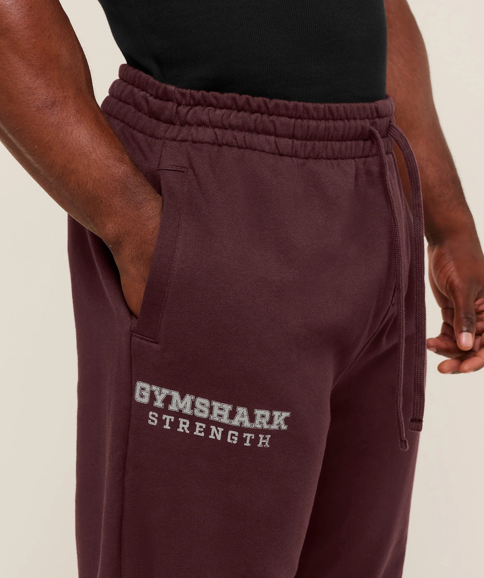Gymshark Strength Joggers - Rich Maroon - Image 5