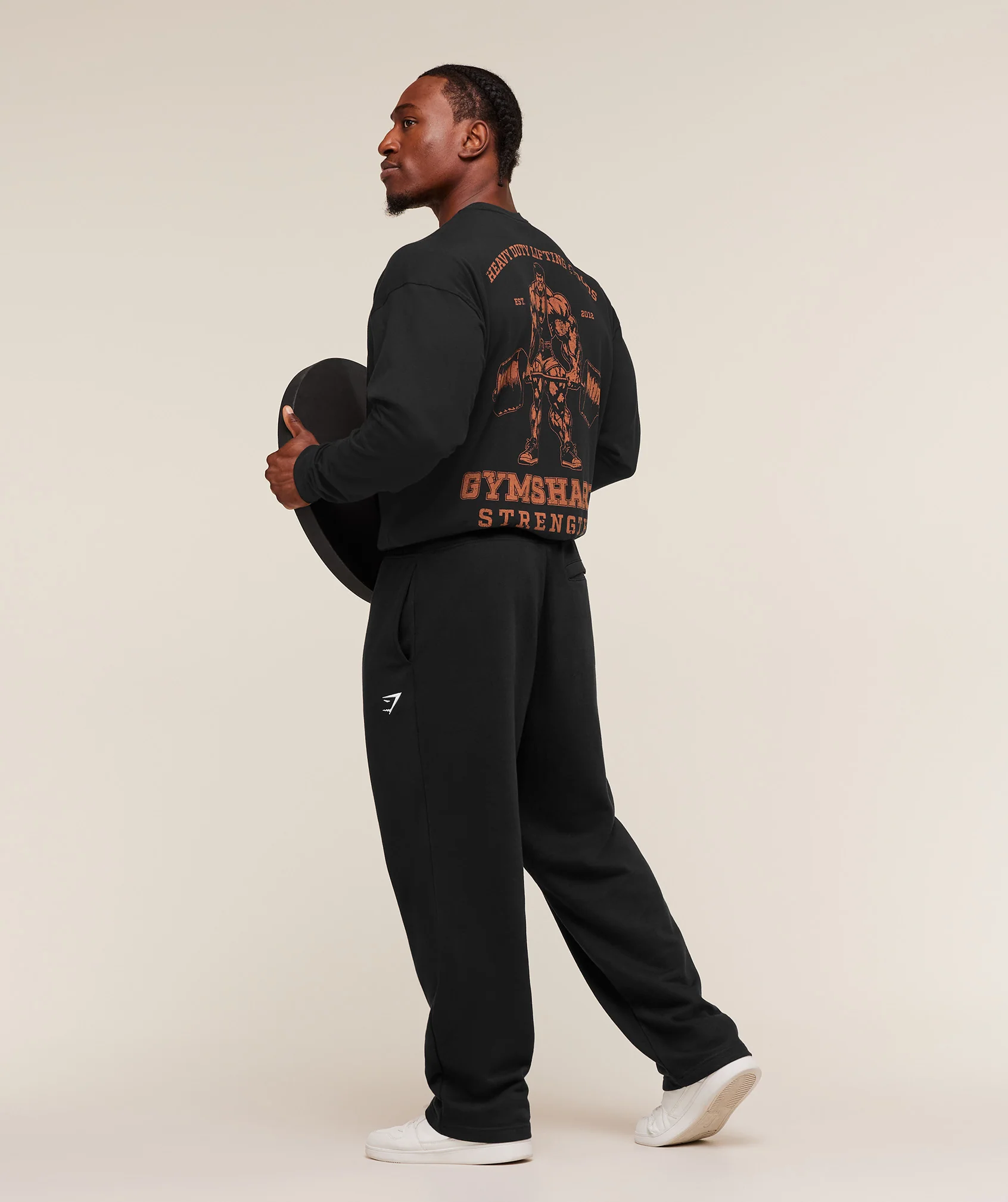 Gymshark Strength Long Sleeve T-Shirt - Black - Image 4