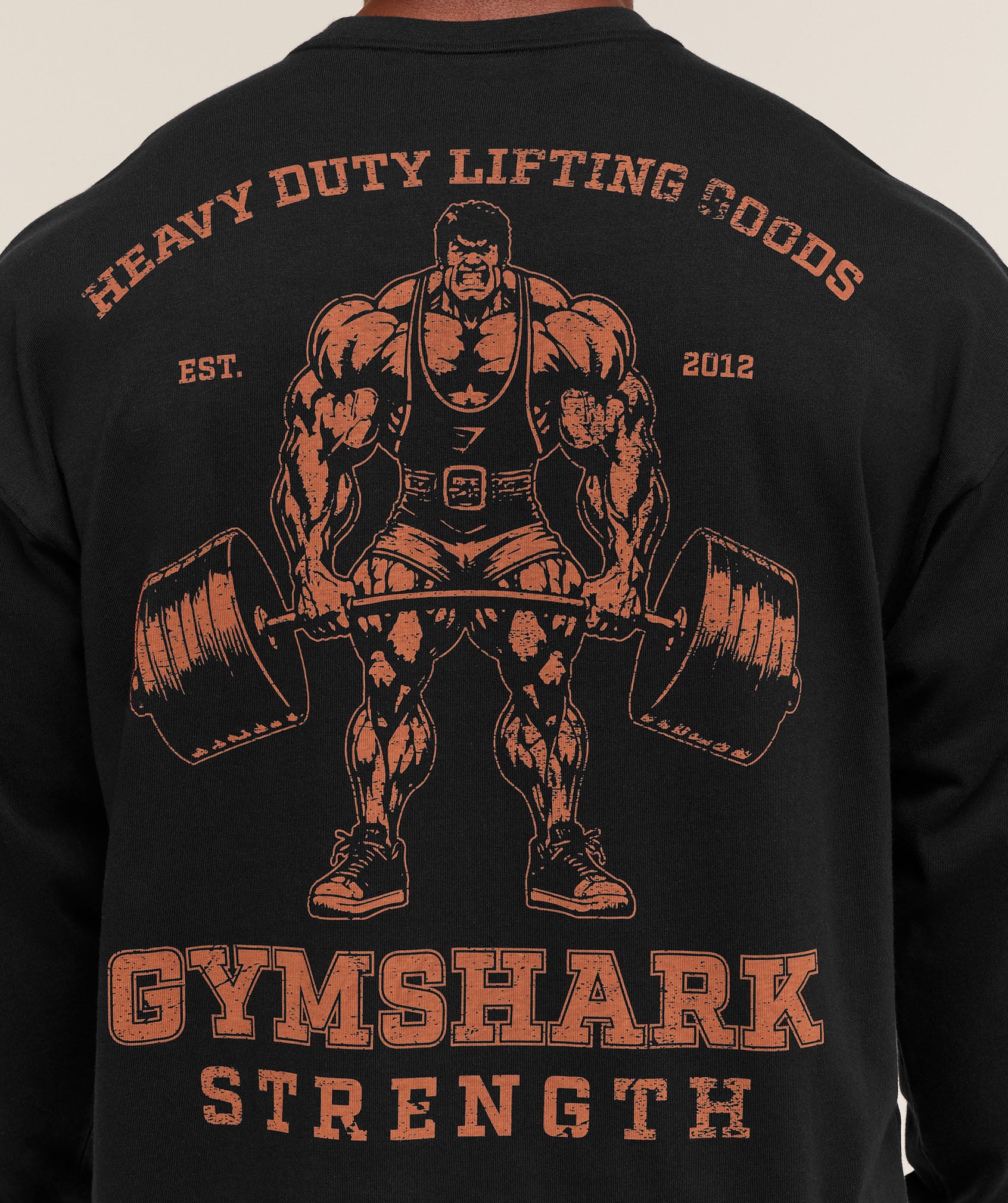 Gymshark Strength Long Sleeve T-Shirt - Black - Image 6