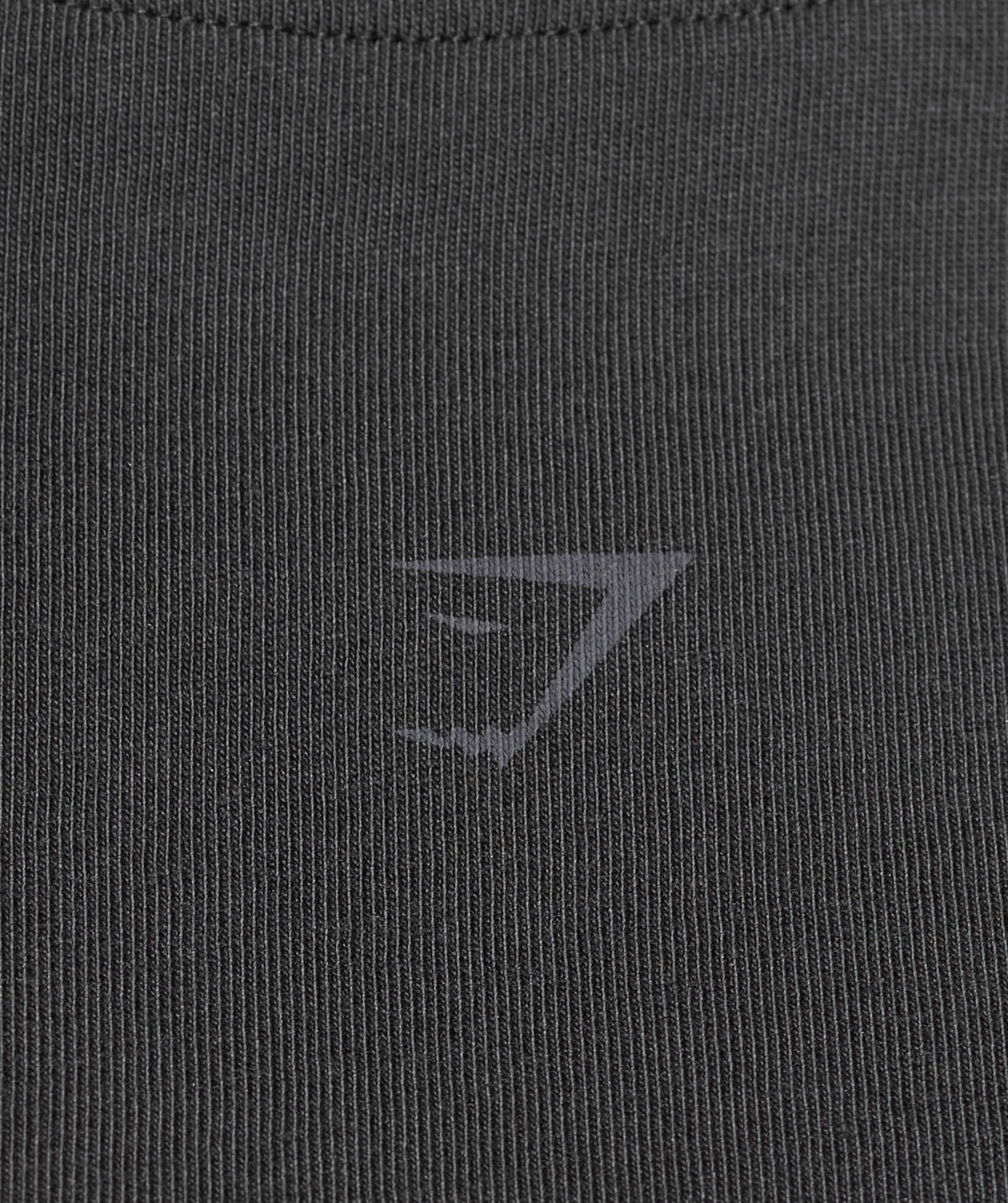 Gymshark Wordmark Graphic Long Sleeve Top - Black - Image 5