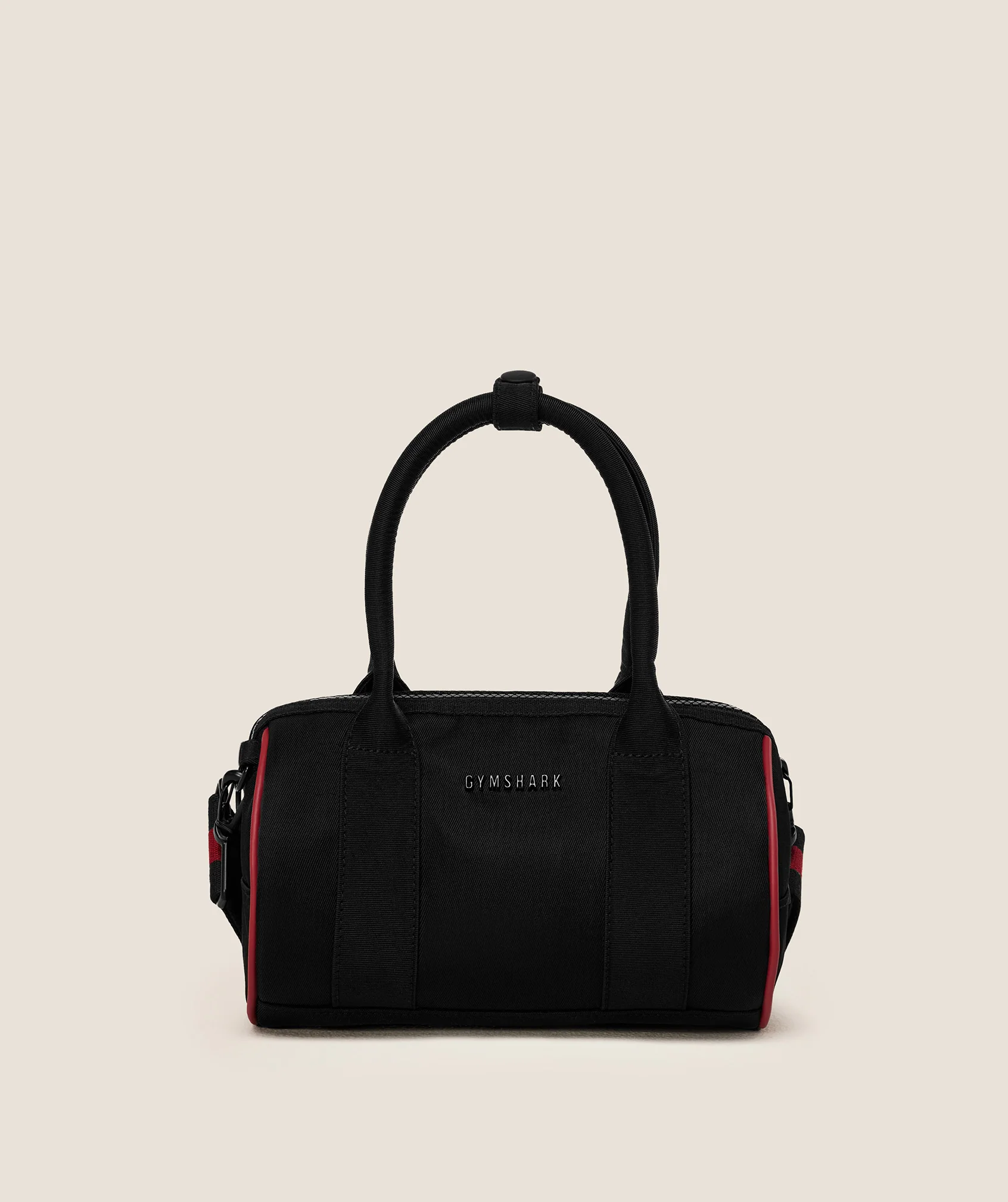 Gymshark x Analis Mini Barrel Bag - Black/Carmine Red - Image 4