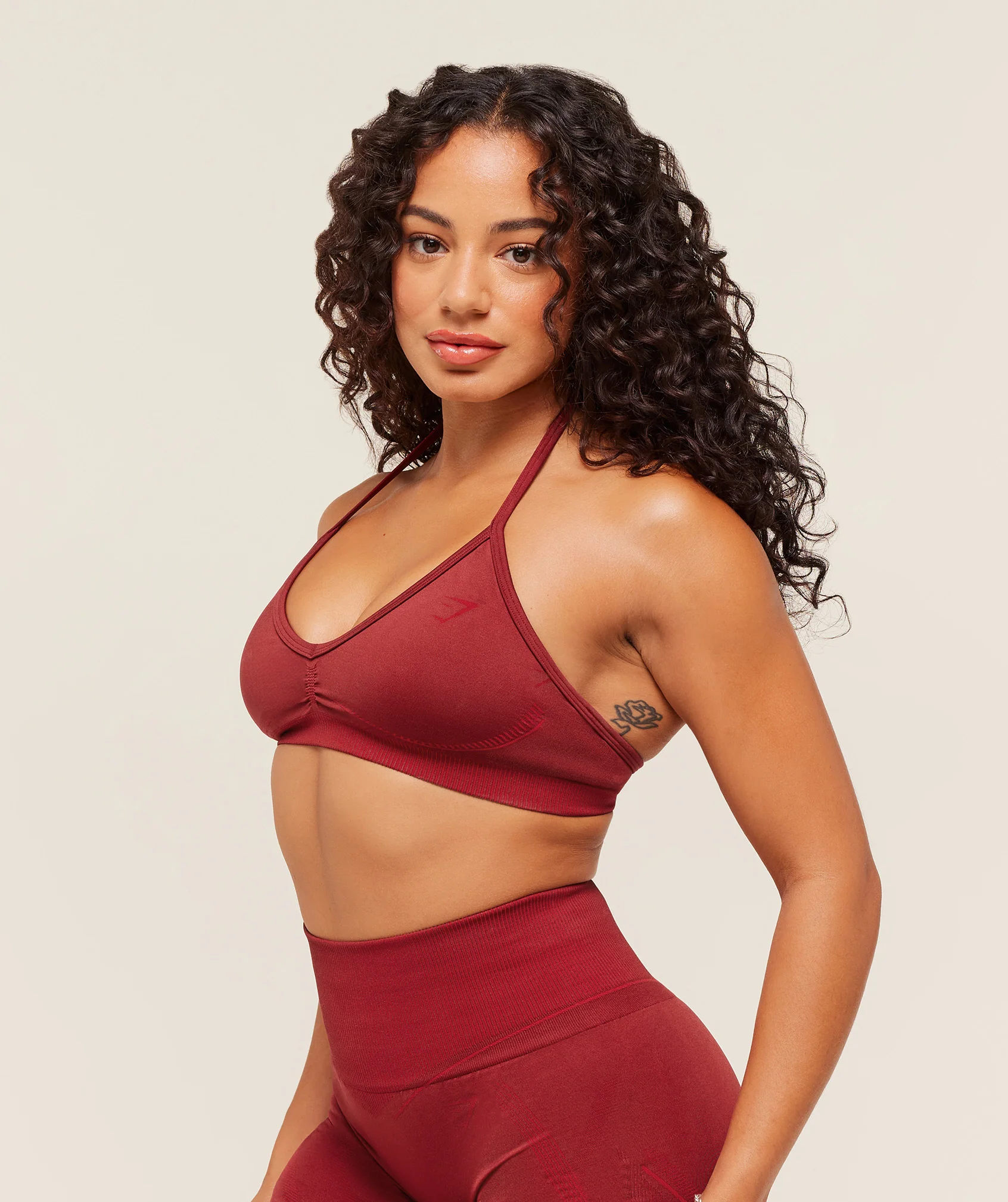 Gymshark x Analis Seamless Sports Bra - Reps Red/Carmine Red - Image 6