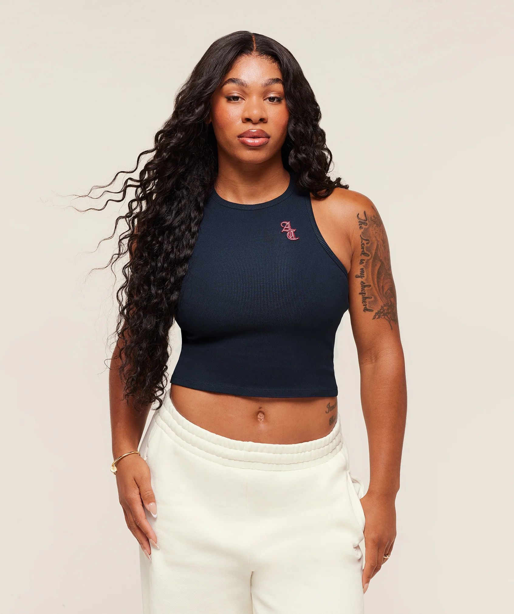 Gymshark x Analis Tank - Midnight Blue