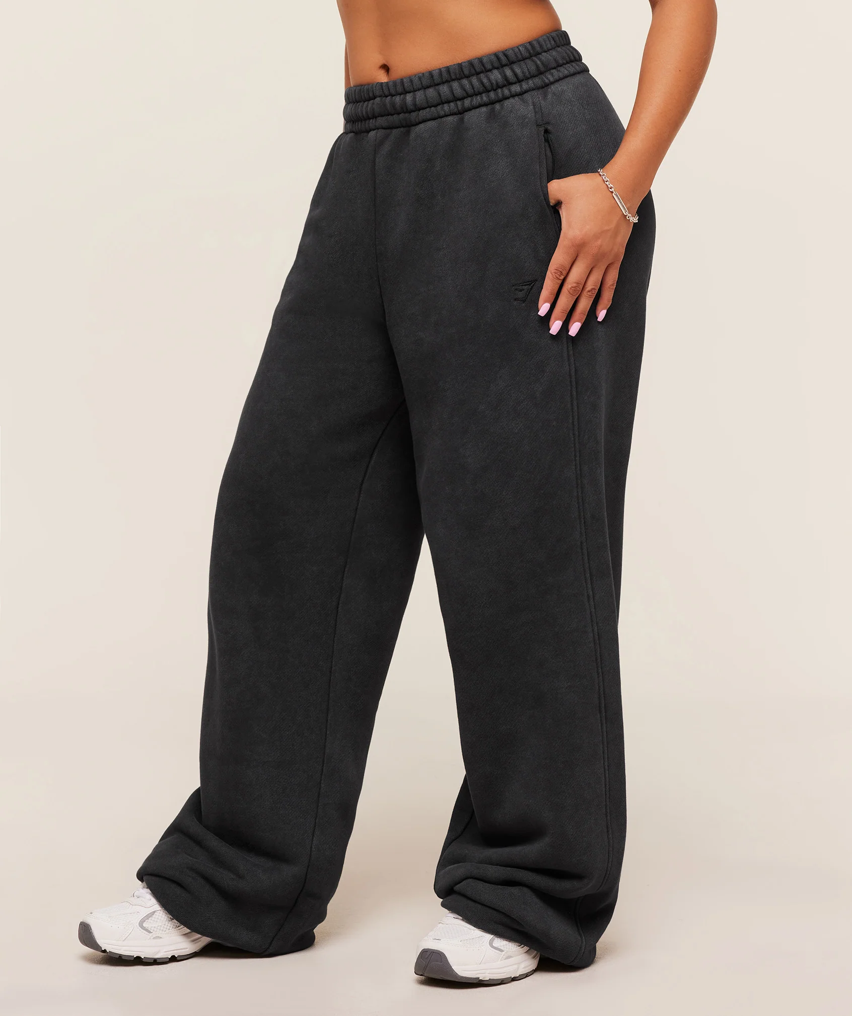 Gymshark x Analis Tracksuit Pants - Black/Wash - Image 4