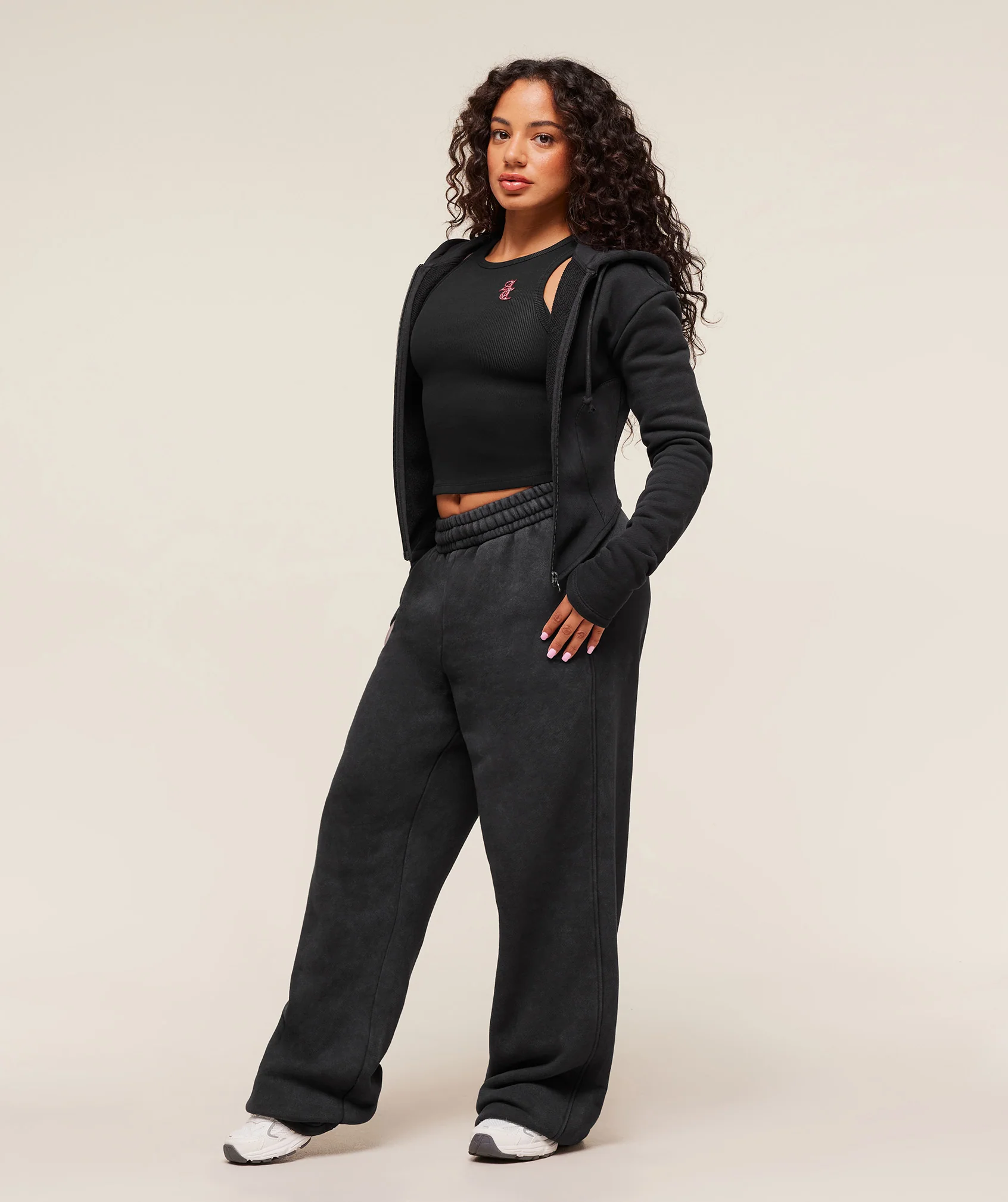 Gymshark x Analis Tracksuit Pants - Black/Wash - Image 7