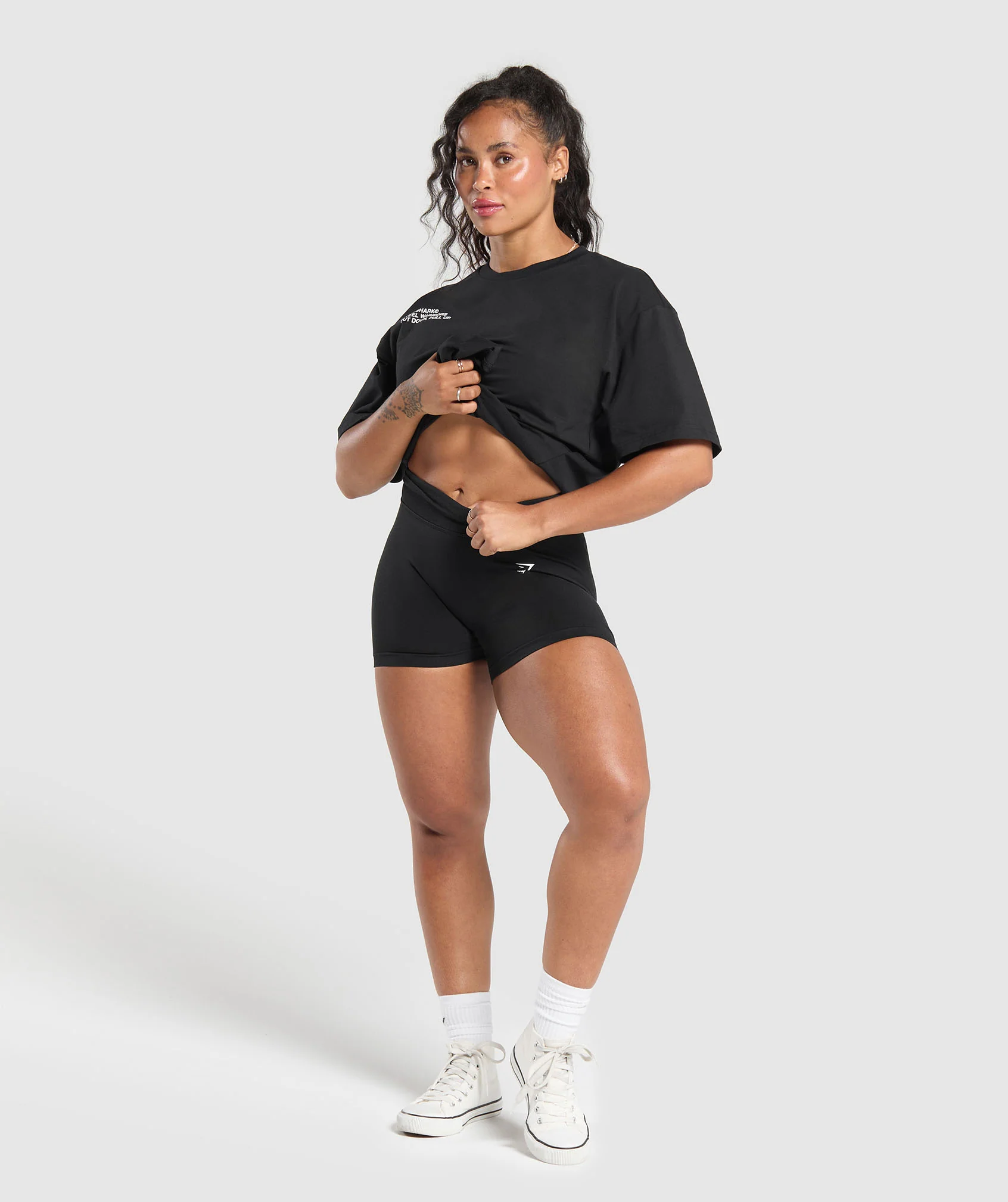 Gymshark x Steel Warriors Graphic Tee - Black - Image 10