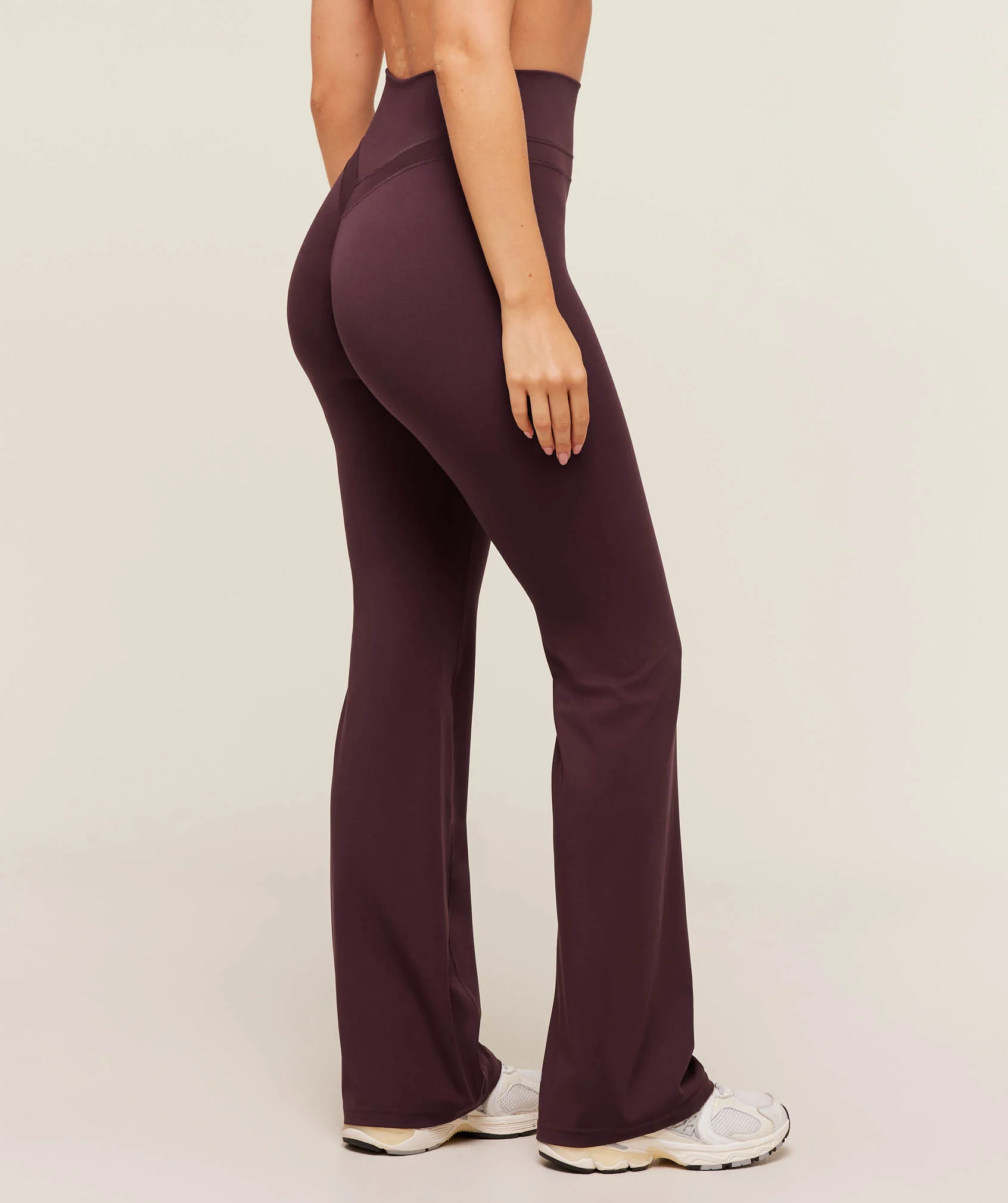 Gymshark Whitney Regular Flared Legging - Cherry Purple - Image 2